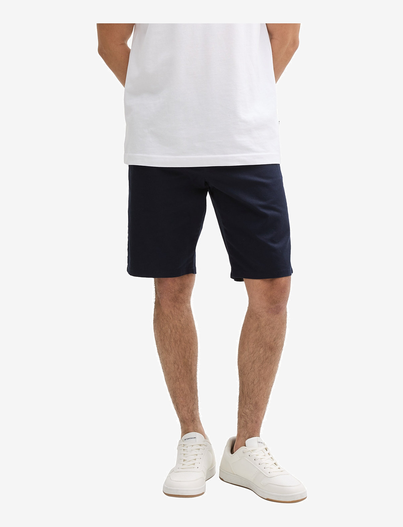 Tom Tailor - regular linen chino shorts - linased lühikesed püksid - sky captain blue - 3