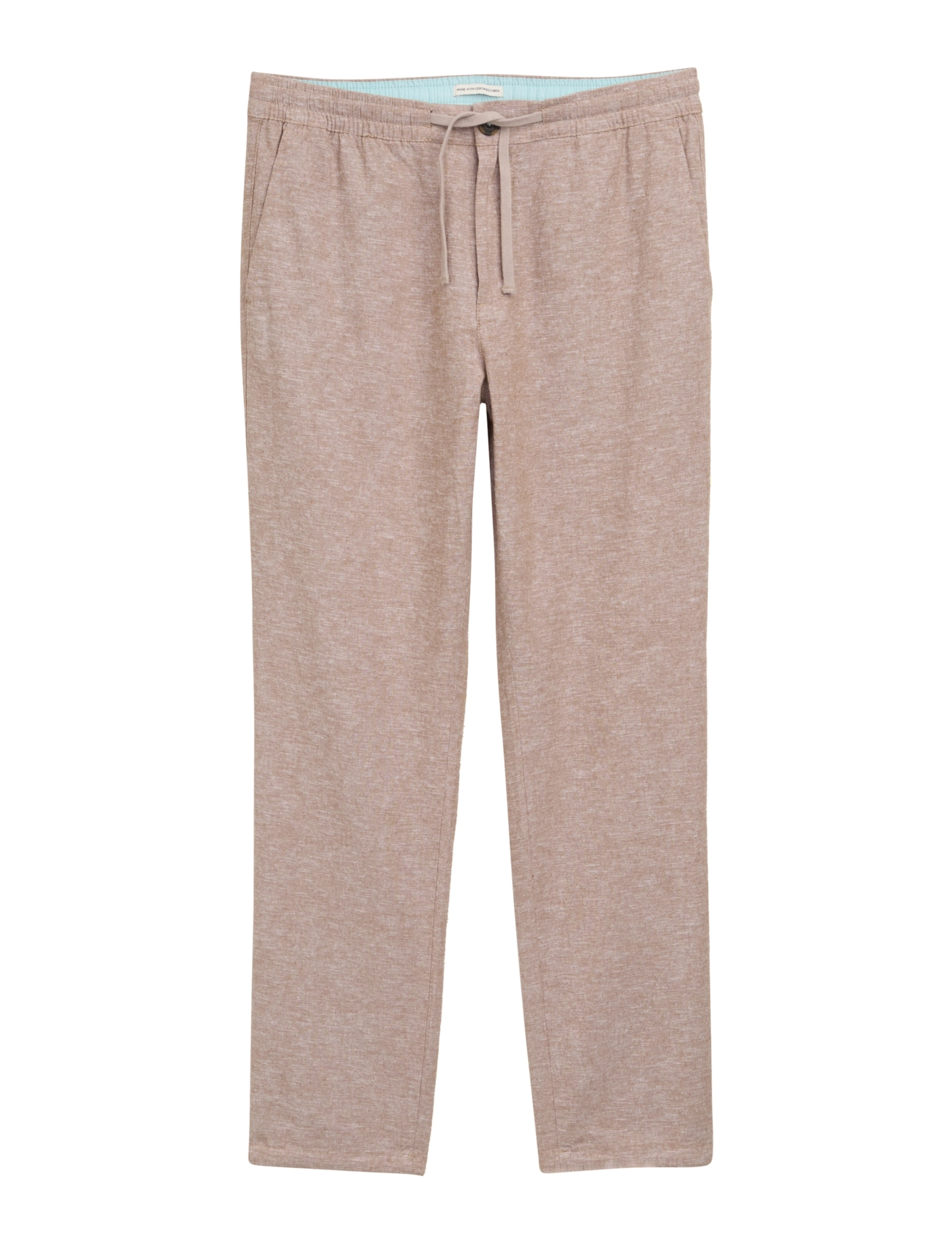 TOM TAILOR Regular Linen Beach Hosen Braun - S - Herren