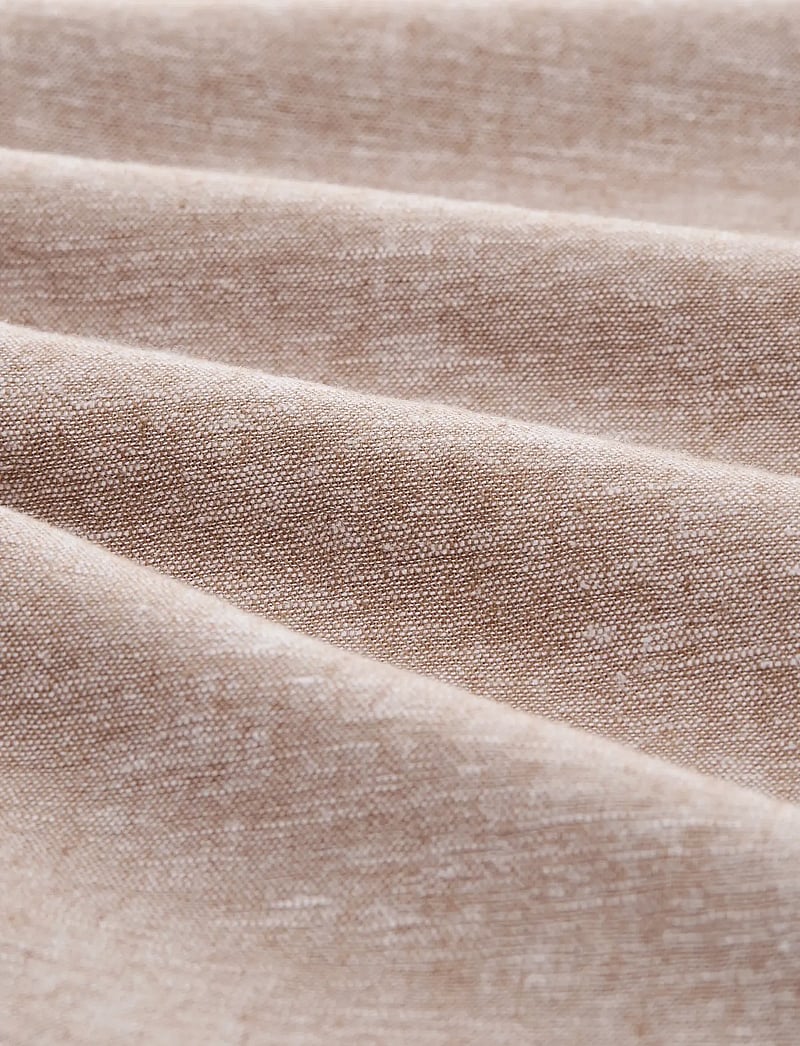 Tom Tailor - regular linen beach pants - hørbukser - mocha brown chambray - 5