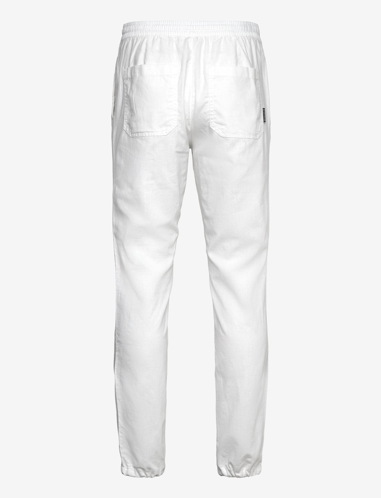 Tom Tailor - regular linen beach pants - hørbukser - white - 2