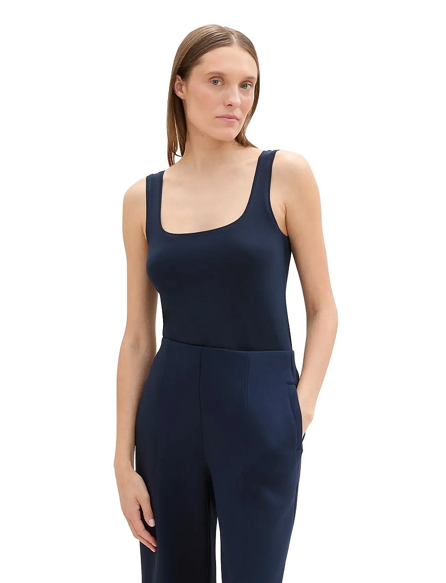 Tom Tailor - top double pack packaging - tanktops - sky captain blue - 0