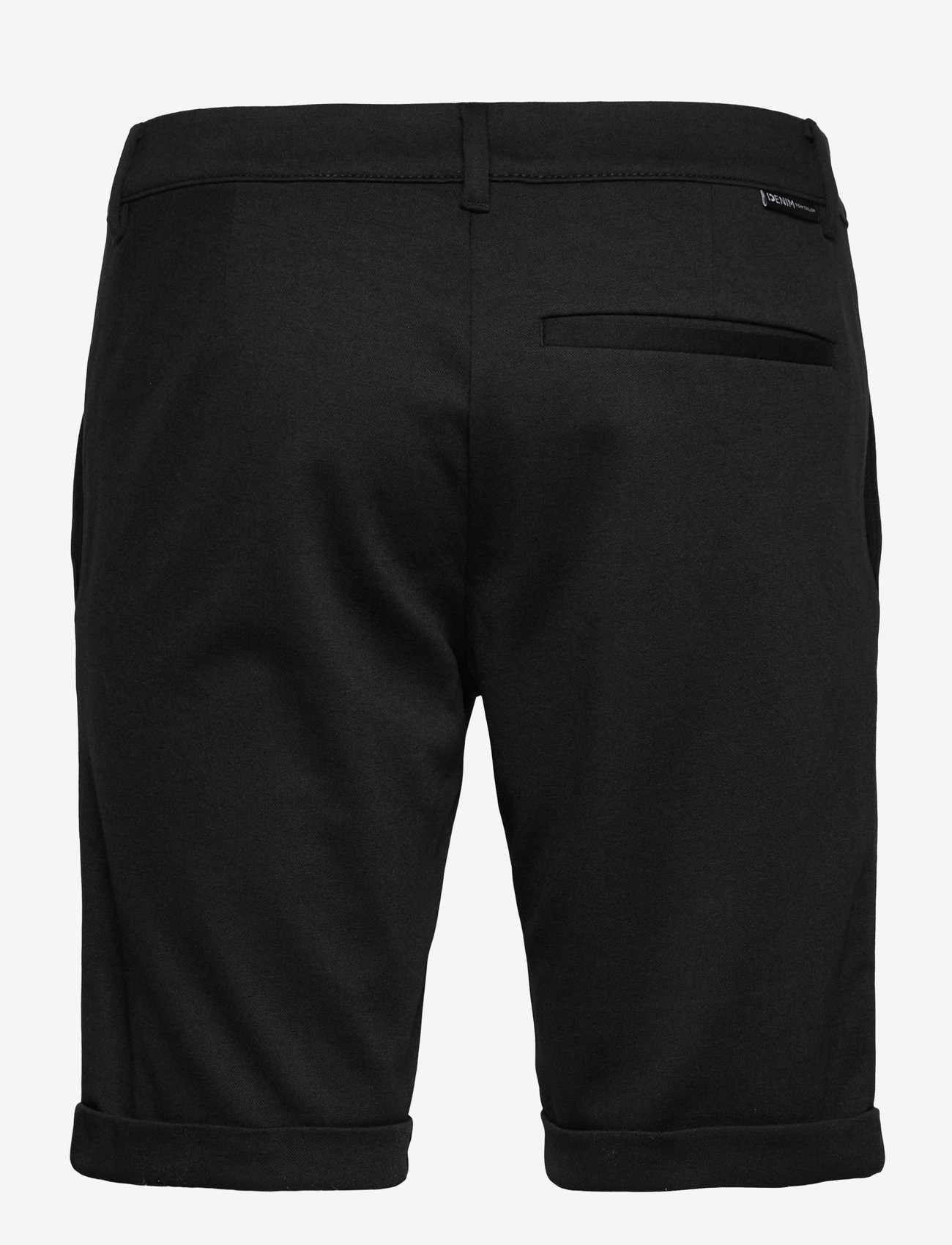 Tom Tailor - slim piqué chino shorts - lühikesed teksapüksid - black - 1
