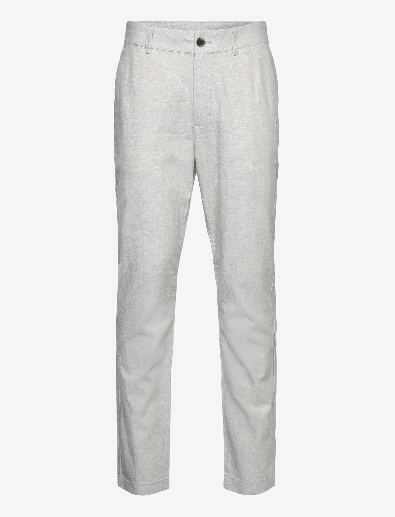 Tom Tailor - relaxed tapered linen pants - linased püksid - beige abbey stone chambray - 0