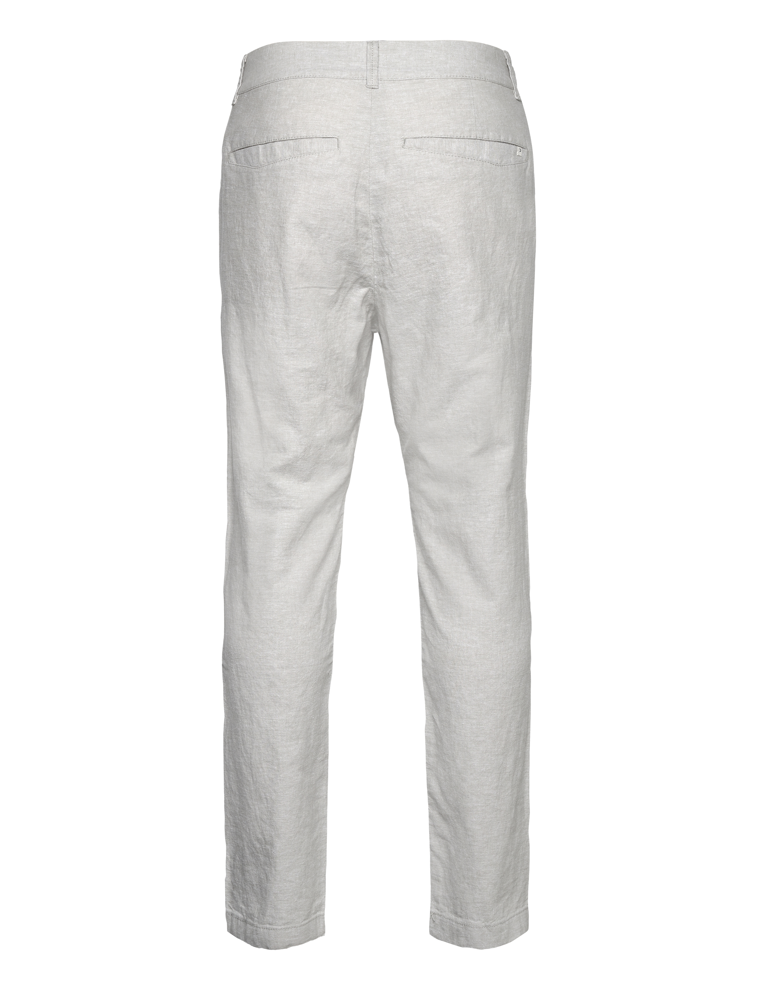 Tom Tailor - relaxed tapered linen pants - beige abbey stone chambray - 1