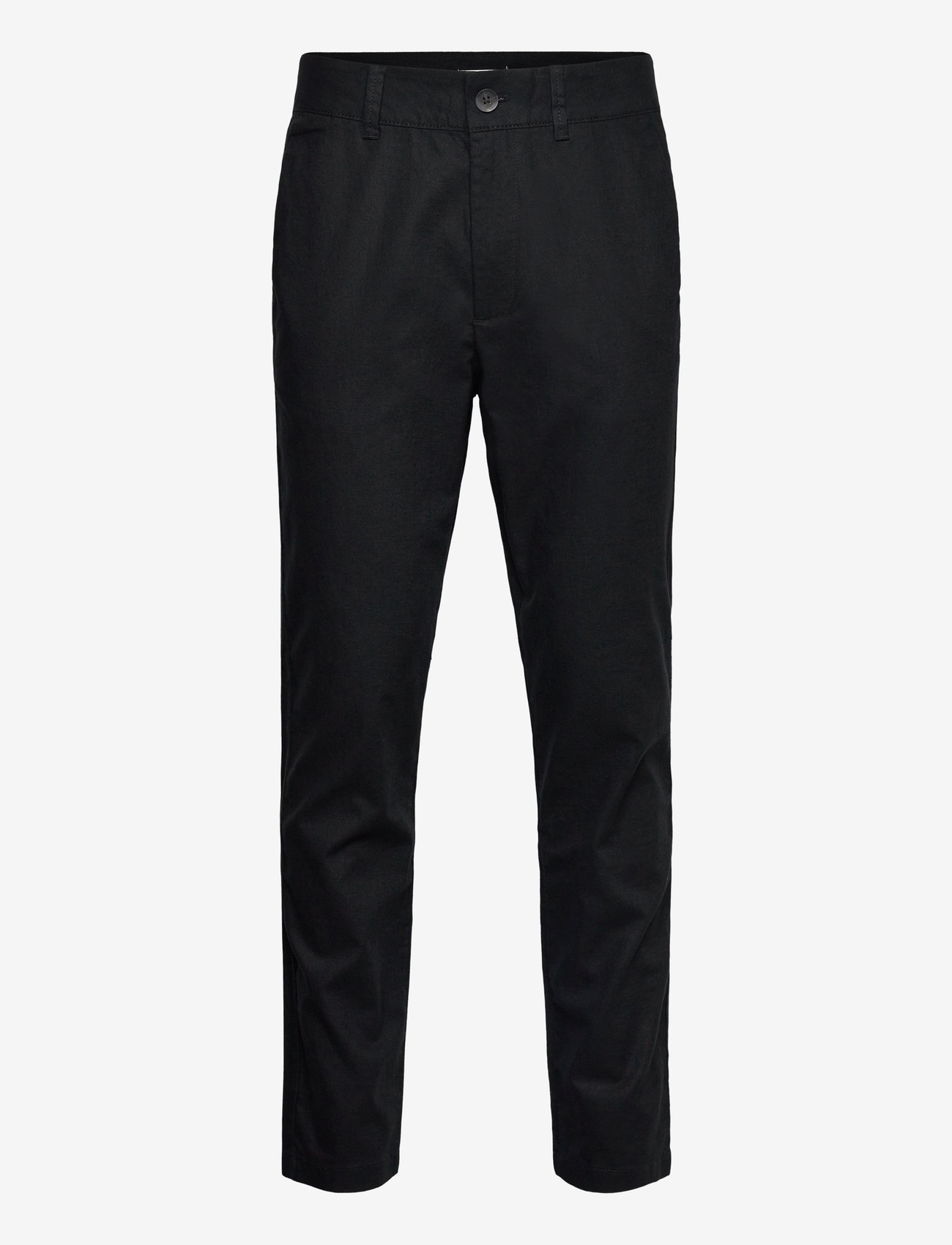 Tom Tailor - relaxed tapered linen pants - autumn clothing - black - 0