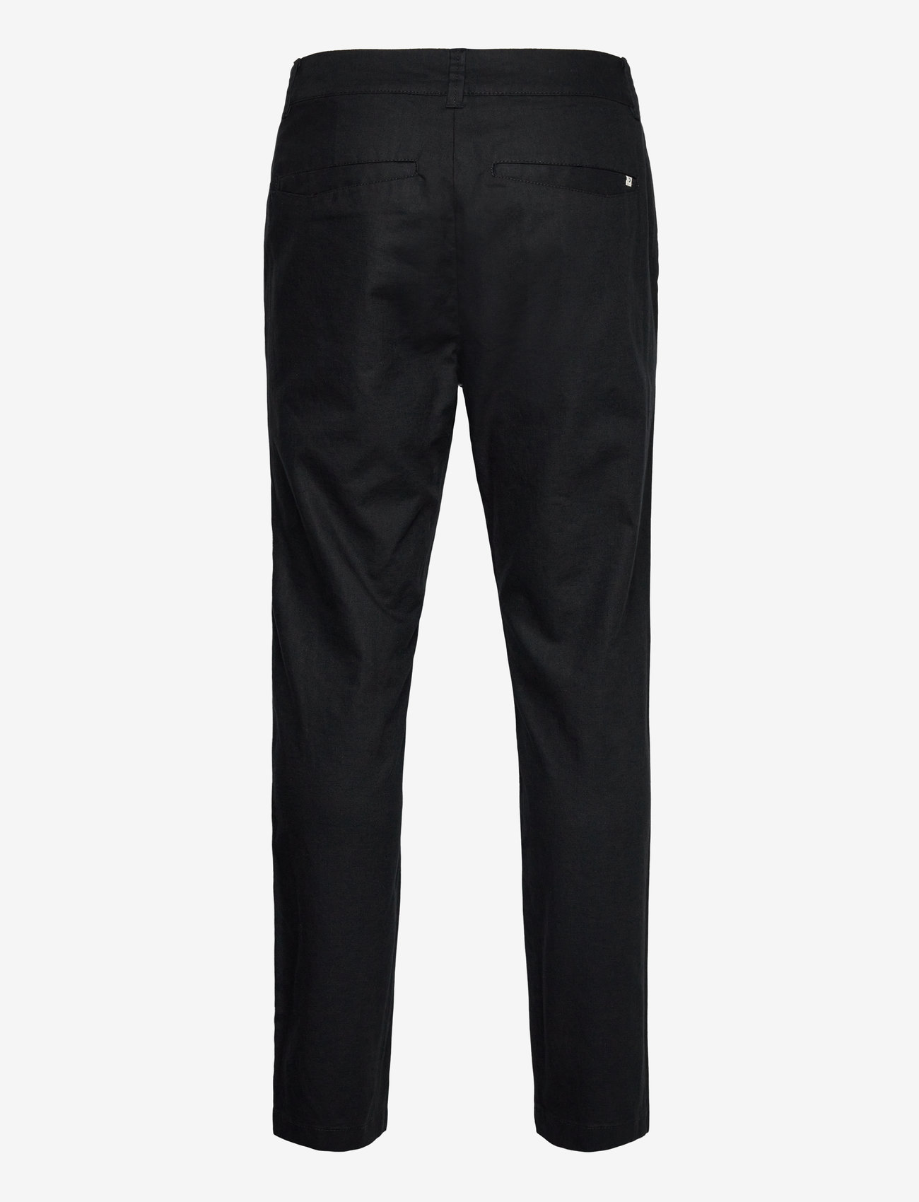 Tom Tailor - relaxed tapered linen pants - autumn clothing - black - 1
