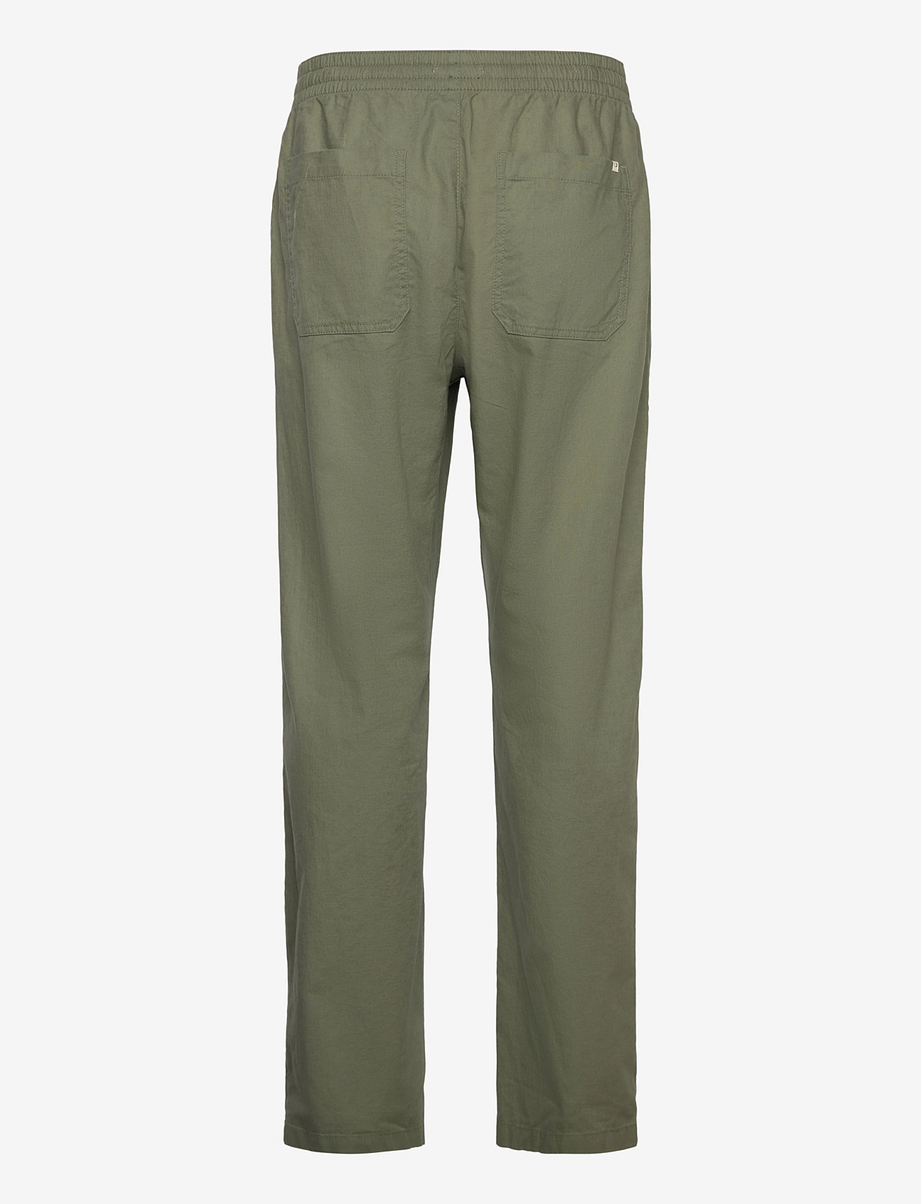 Tom Tailor - loose linen beach pants - höstkläder - tree moss green - 1