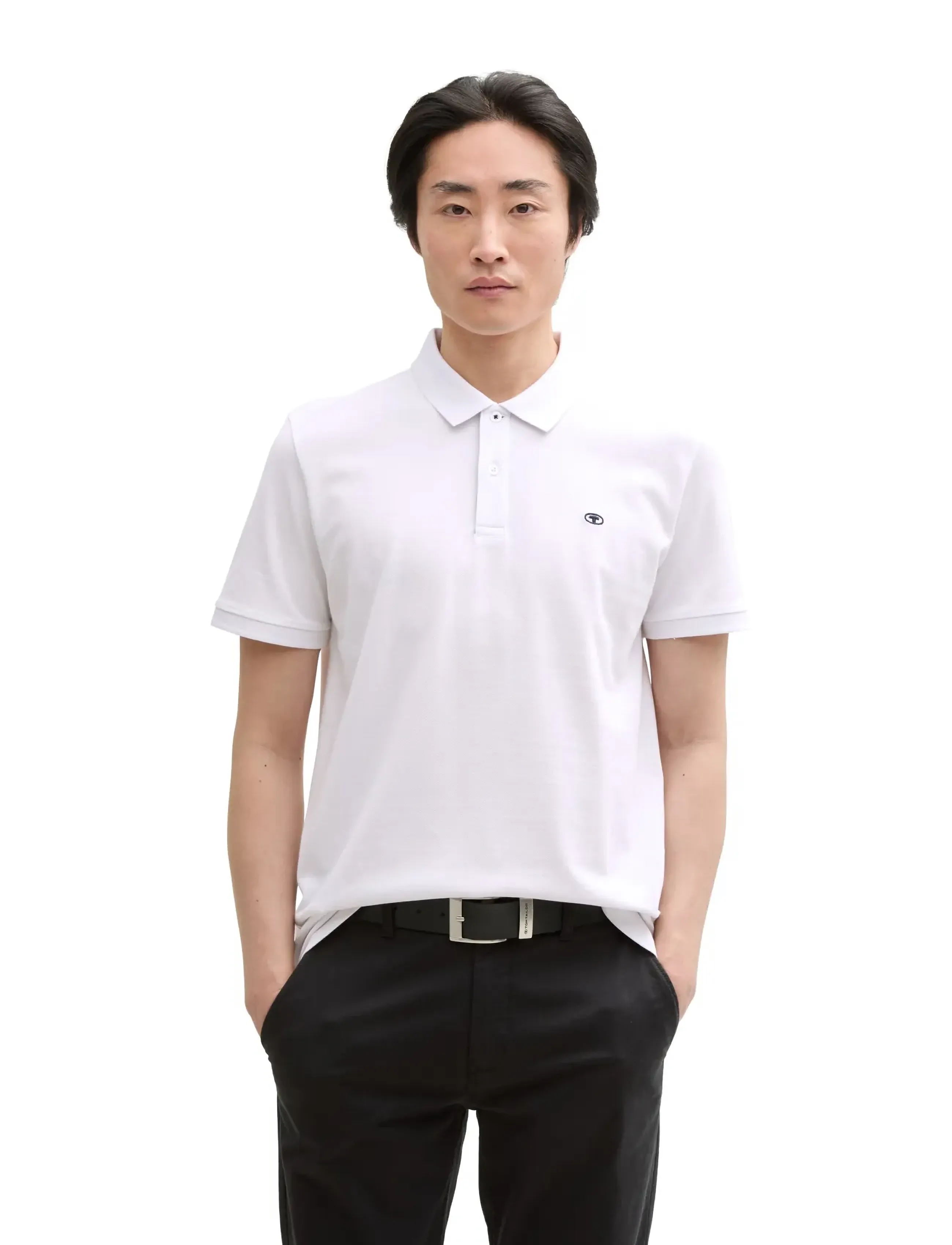 T-shirt marinblå / ljusgrå 5