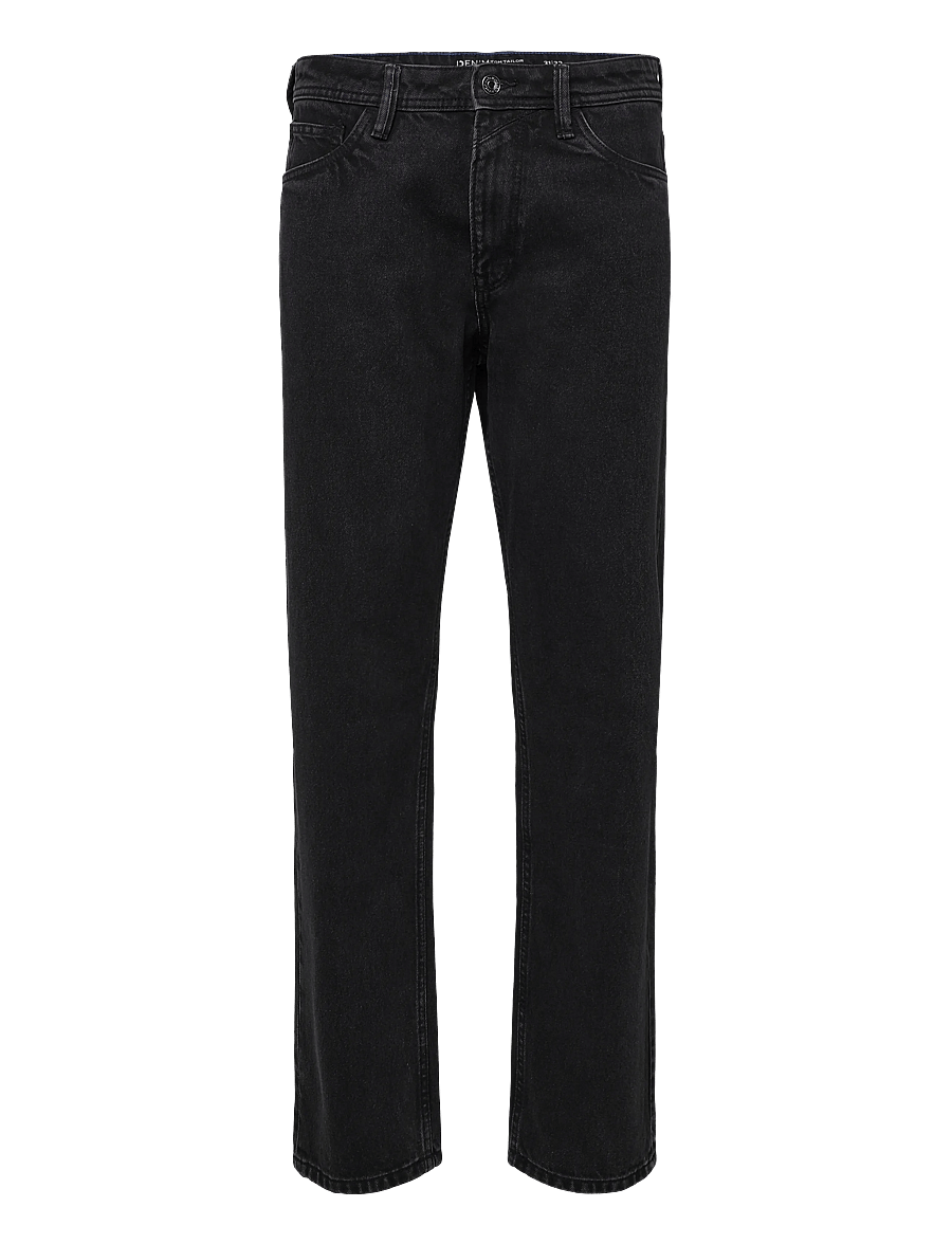 Tom Tailor - TTWAYLEN RELAXED - weite jeans - dark stone black black denim - 1