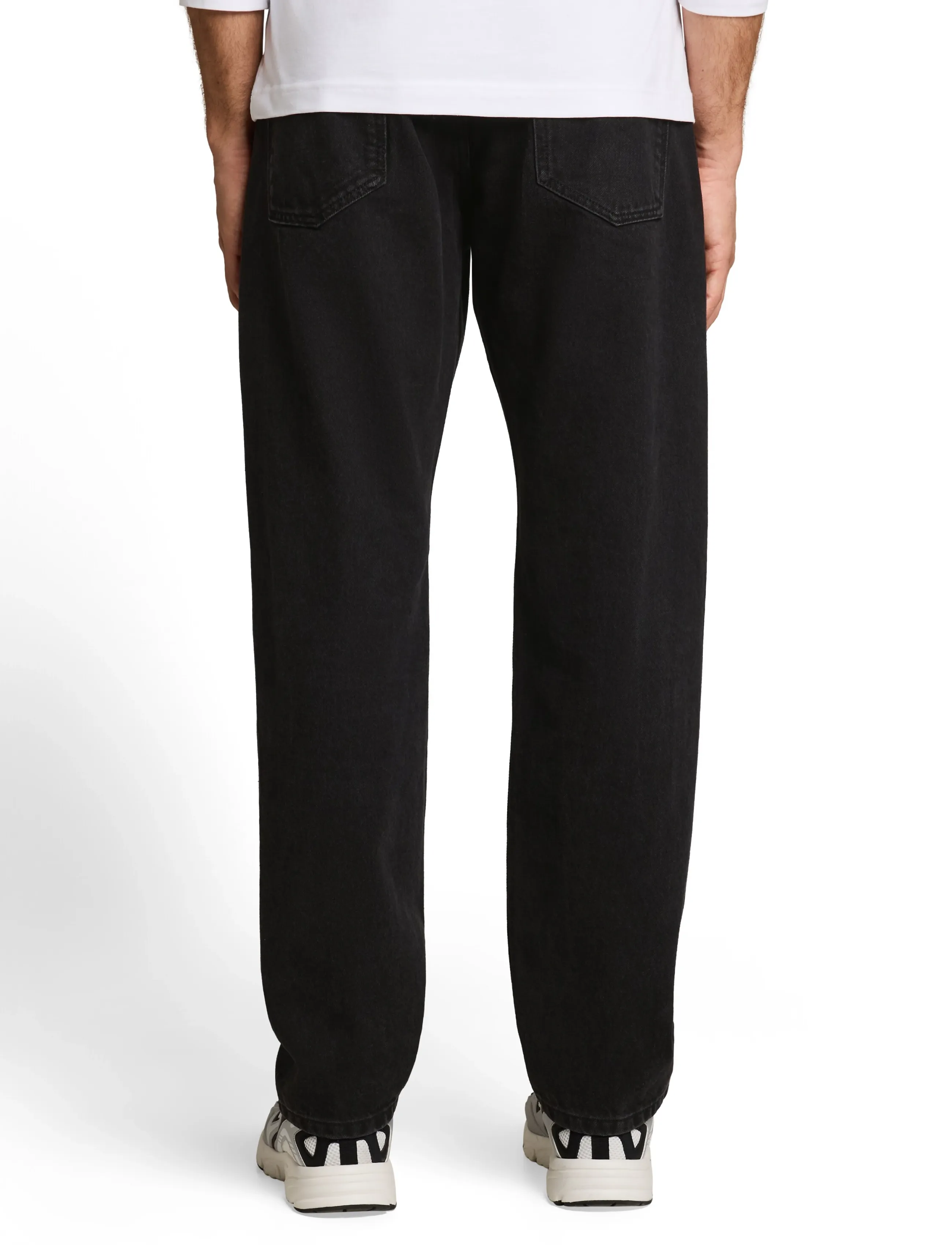 Tom Tailor - TTWAYLEN RELAXED - weite jeans - dark stone black black denim - 3