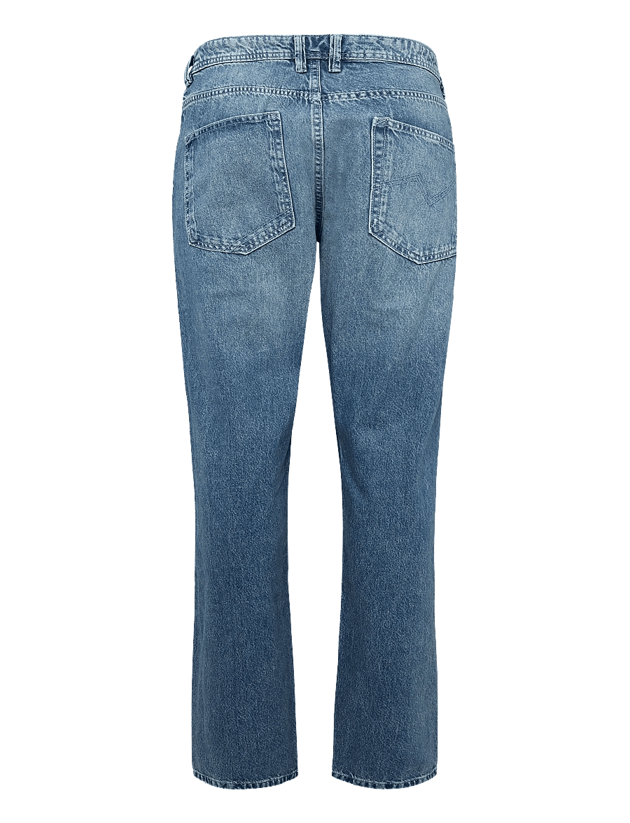 Tom Tailor - TTWAYLEN RELAXED - alt laienevad teksad - mid stone wash denim - 2