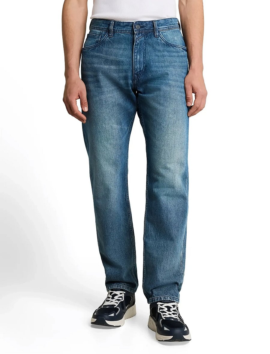 Tom Tailor - TTWAYLEN RELAXED - alt laienevad teksad - mid stone wash denim - 4