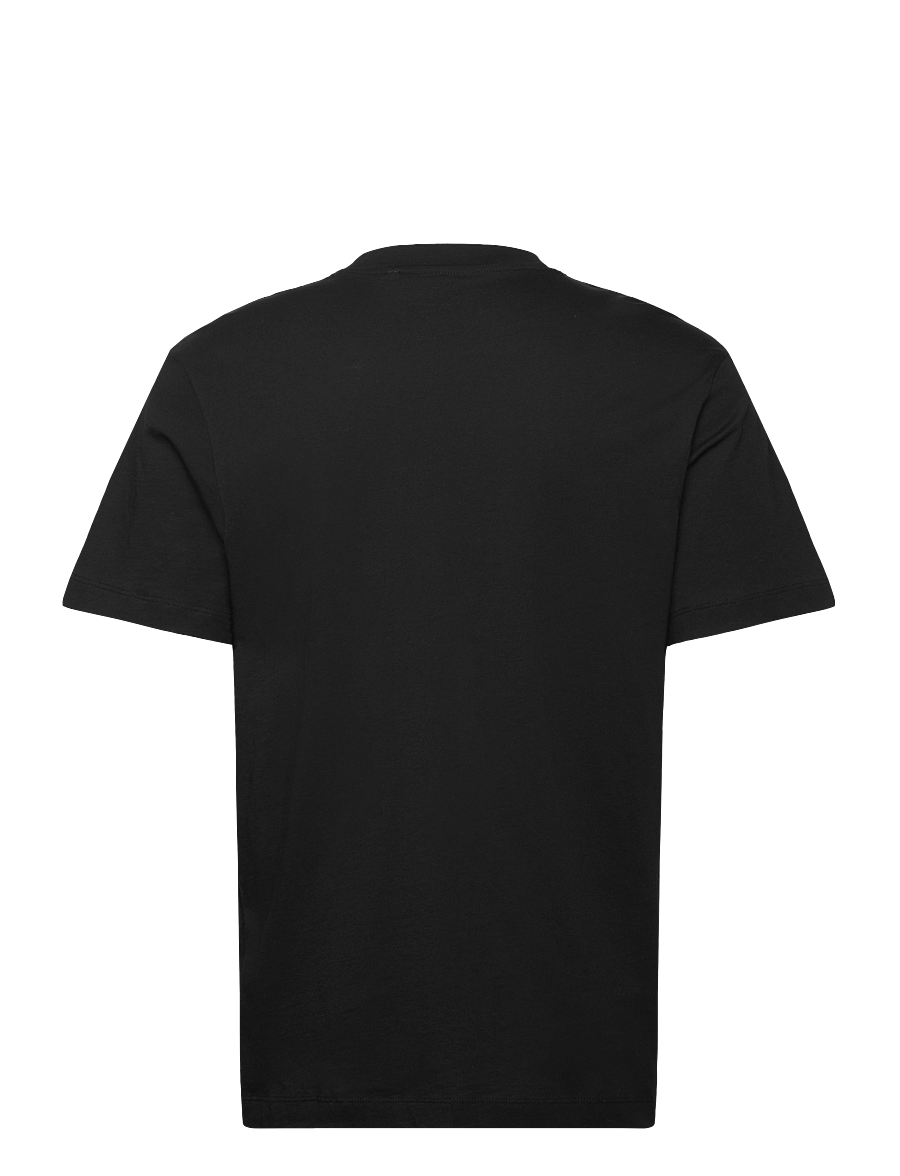 Tom Tailor - relaxed printed t-shirt - kortärmade t-shirts - black - 2