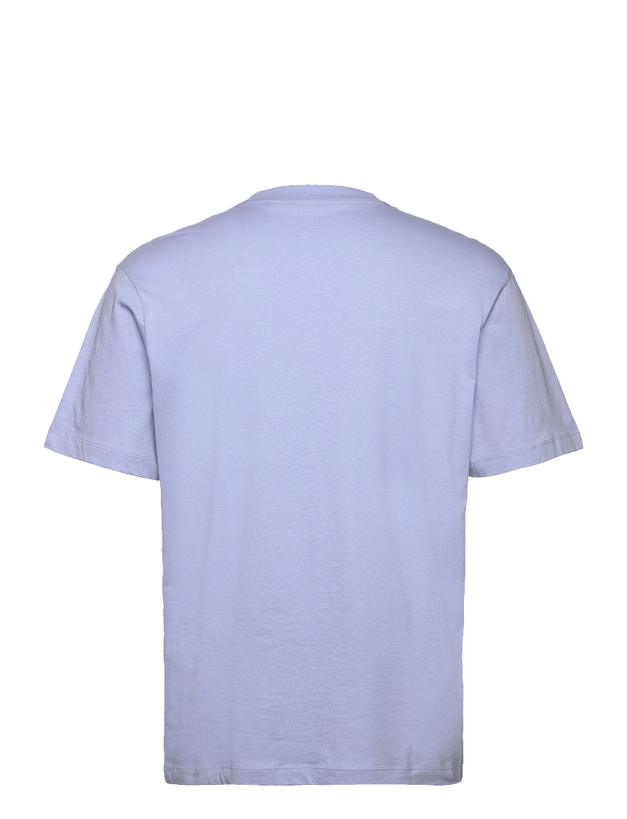 Tom Tailor - relaxed printed t-shirt - kortärmade t-shirts - brunnera blue - 2