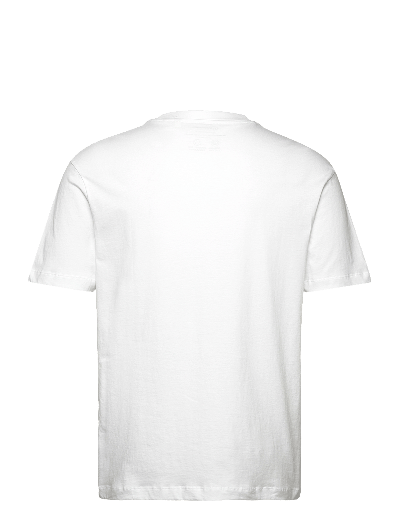 Tom Tailor - relaxed printed t-shirt - kurzärmelig - white - 1