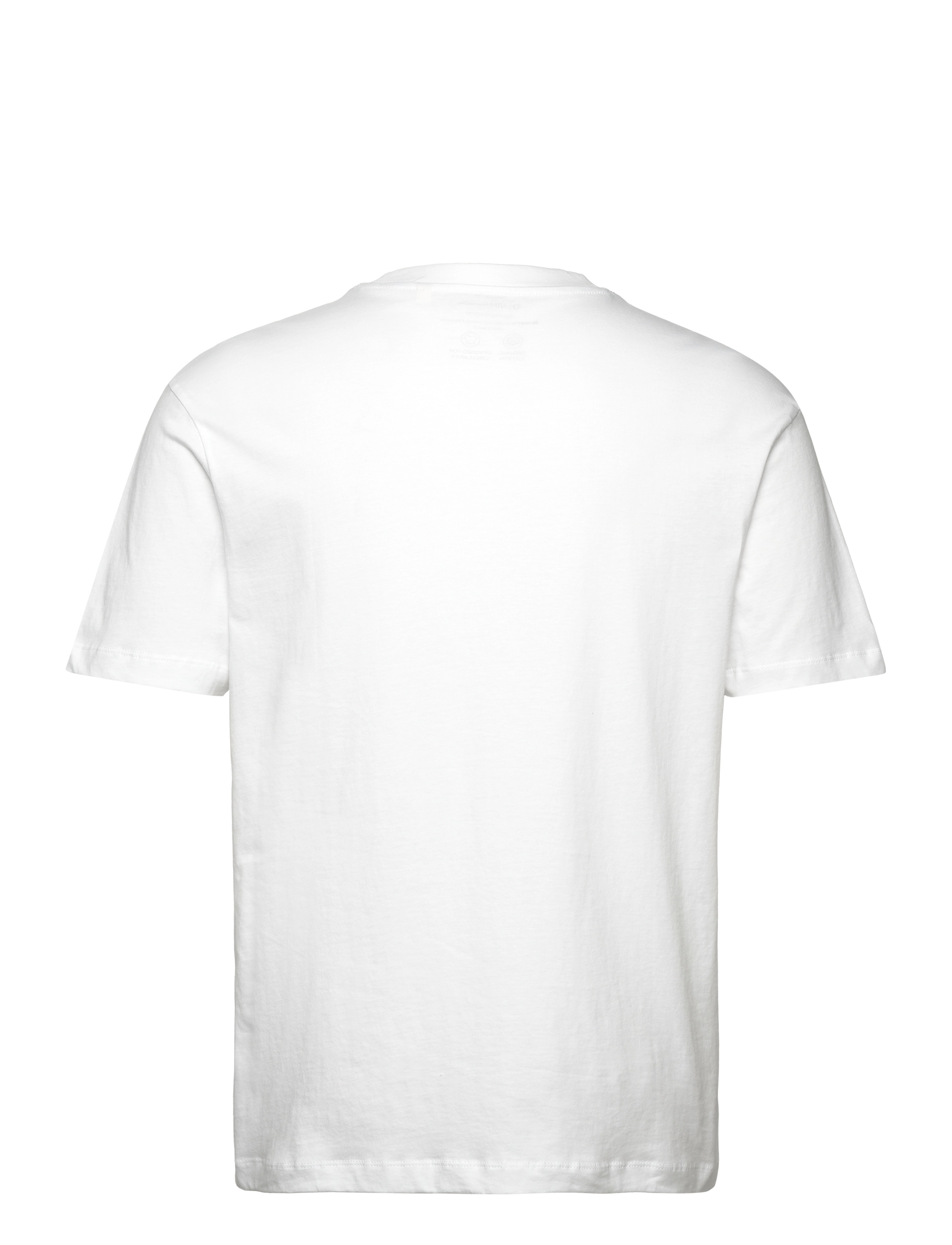 Tom Tailor - relaxed printed t-shirt - lühikeste varrukatega t-särgid - white - 2