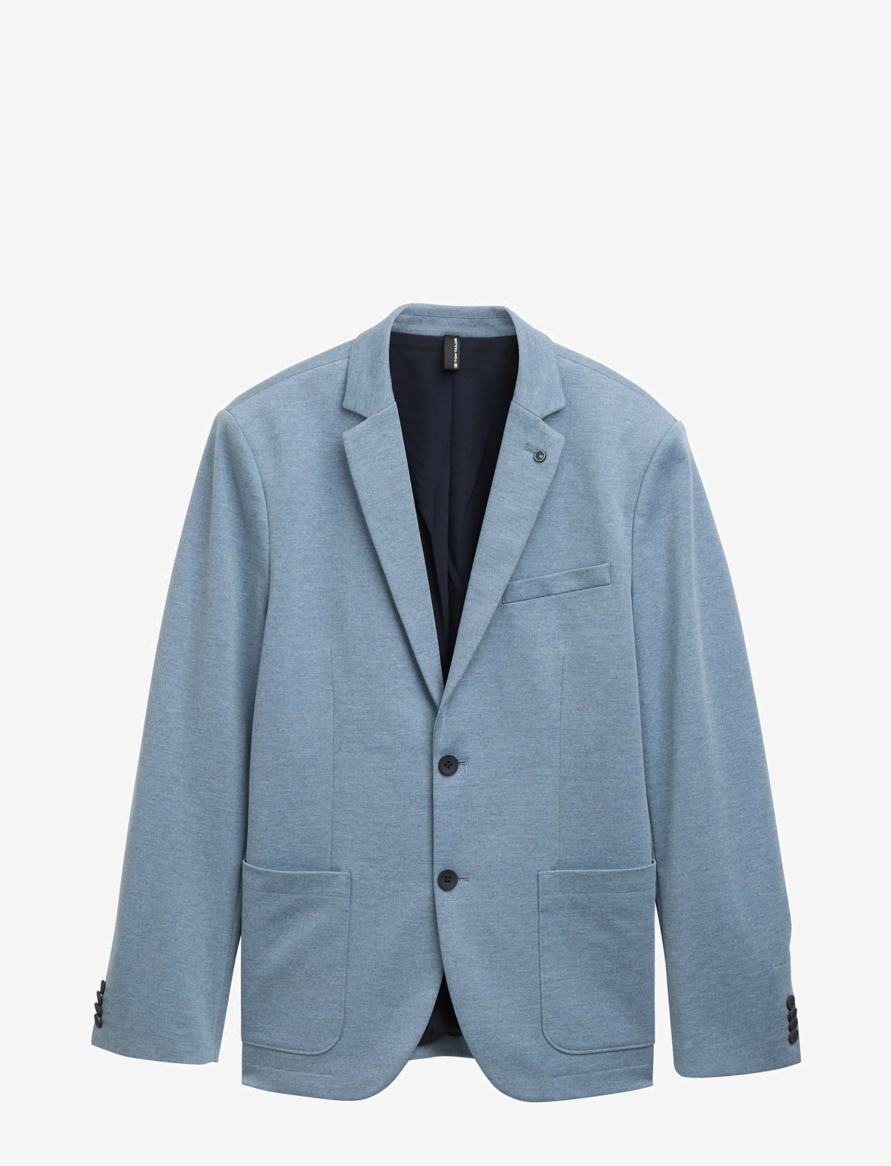 Tom Tailor - pique blazer - einreiher - mystical blue two tone - 0