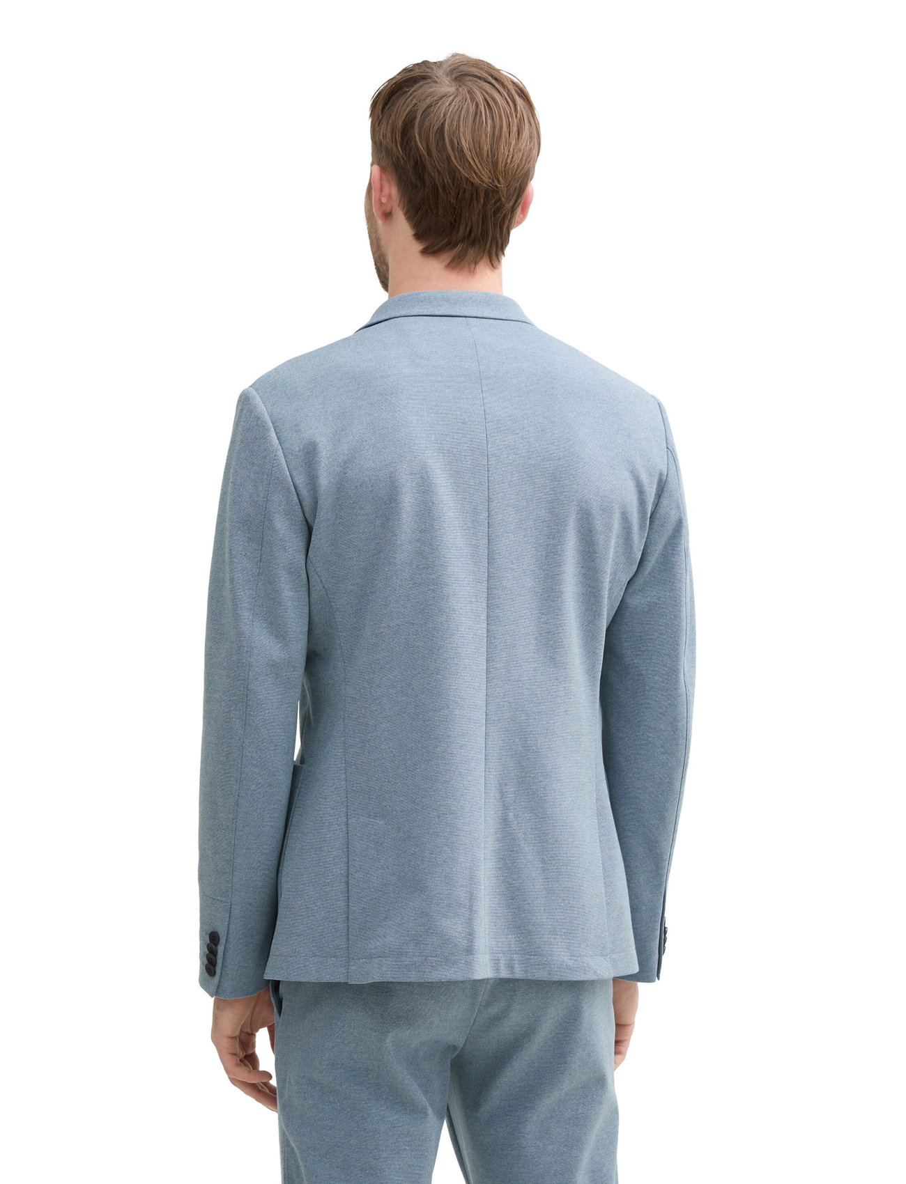 Tom Tailor - pique blazer - einreiher - mystical blue two tone - 2