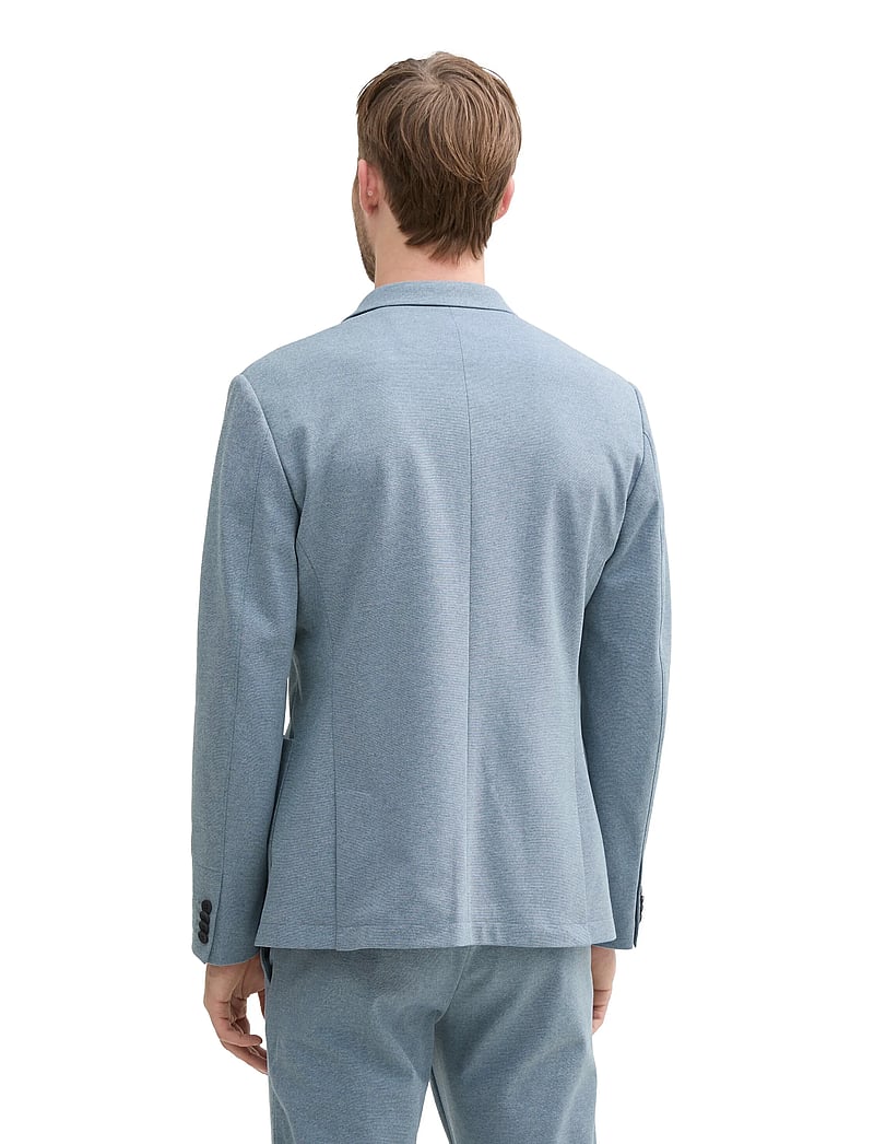 Tom Tailor - pique blazer - vienaeiliai švarkai - mystical blue two tone - 2