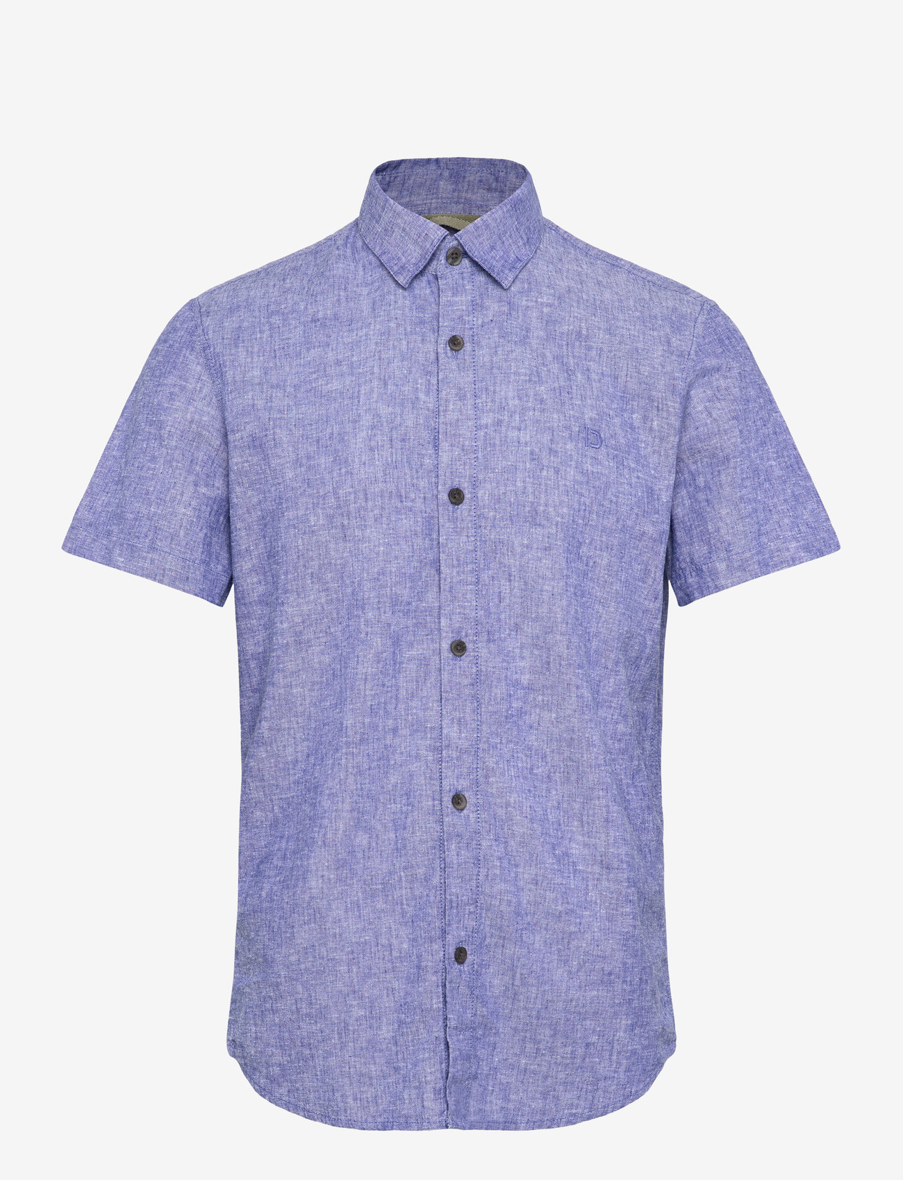 Tom Tailor - cotton linen shirt - leinenhemden - royal blue chambray - 0