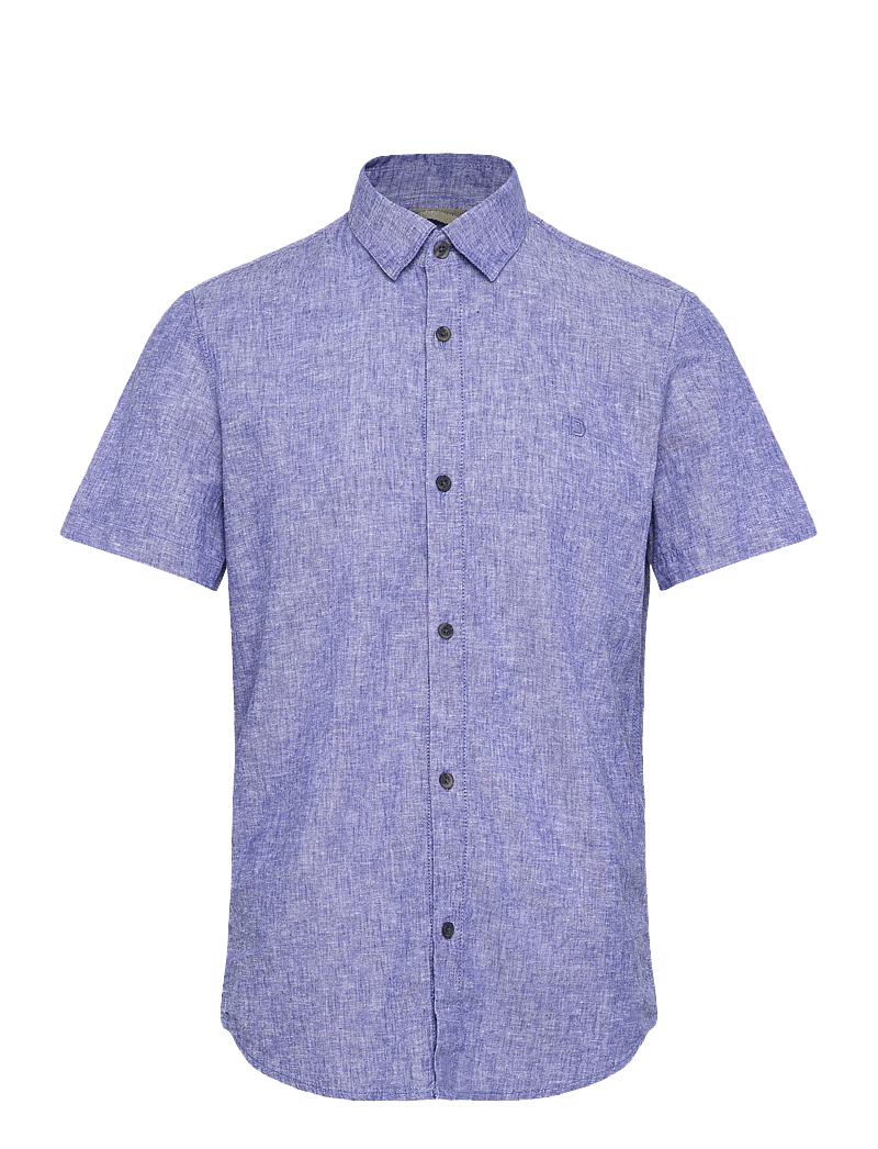 Tom Tailor - cotton linen shirt - leinenhemden - royal blue chambray - 0