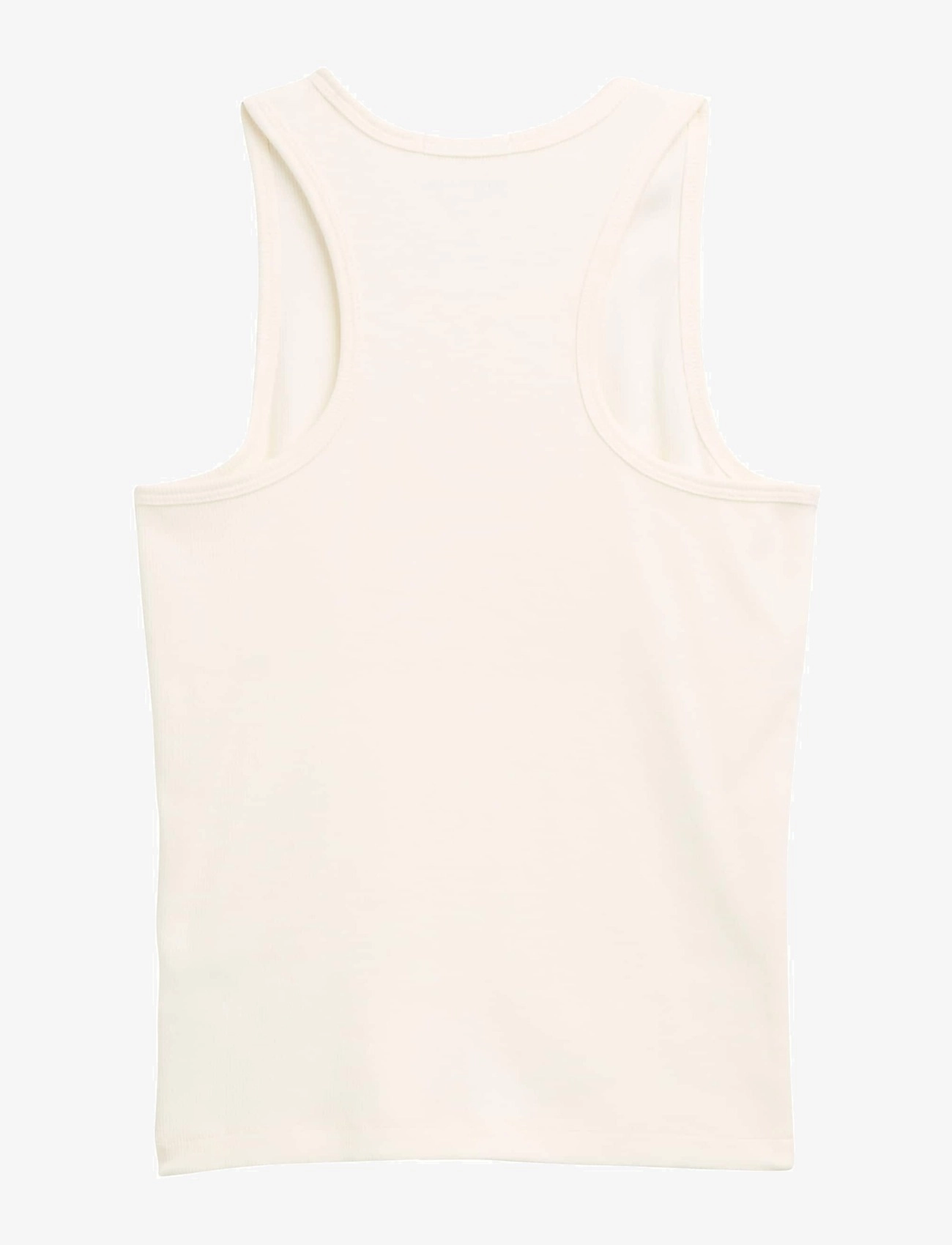 Tom Tailor - basic rib top - wool white - 1