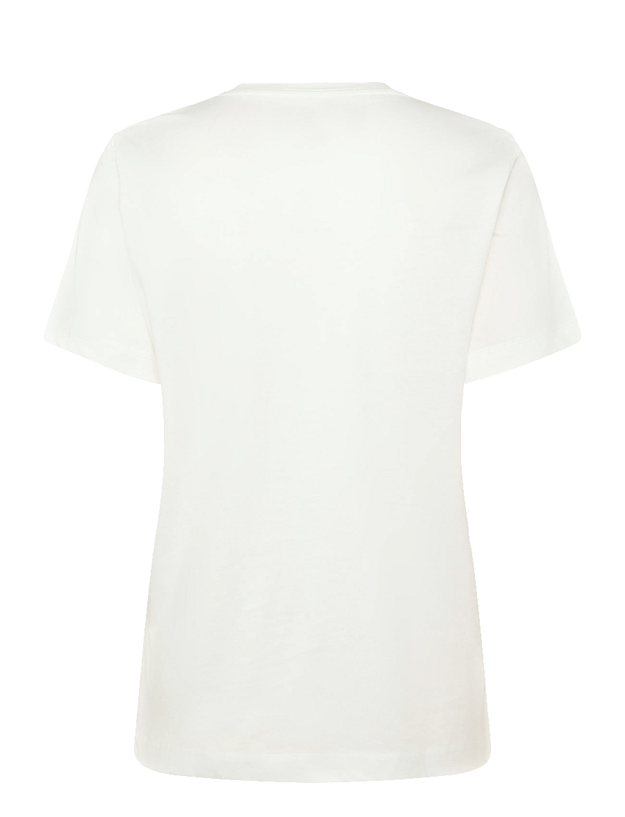 Tom Tailor - T-shirt basic crew neck - t-särgid - whisper white - 2