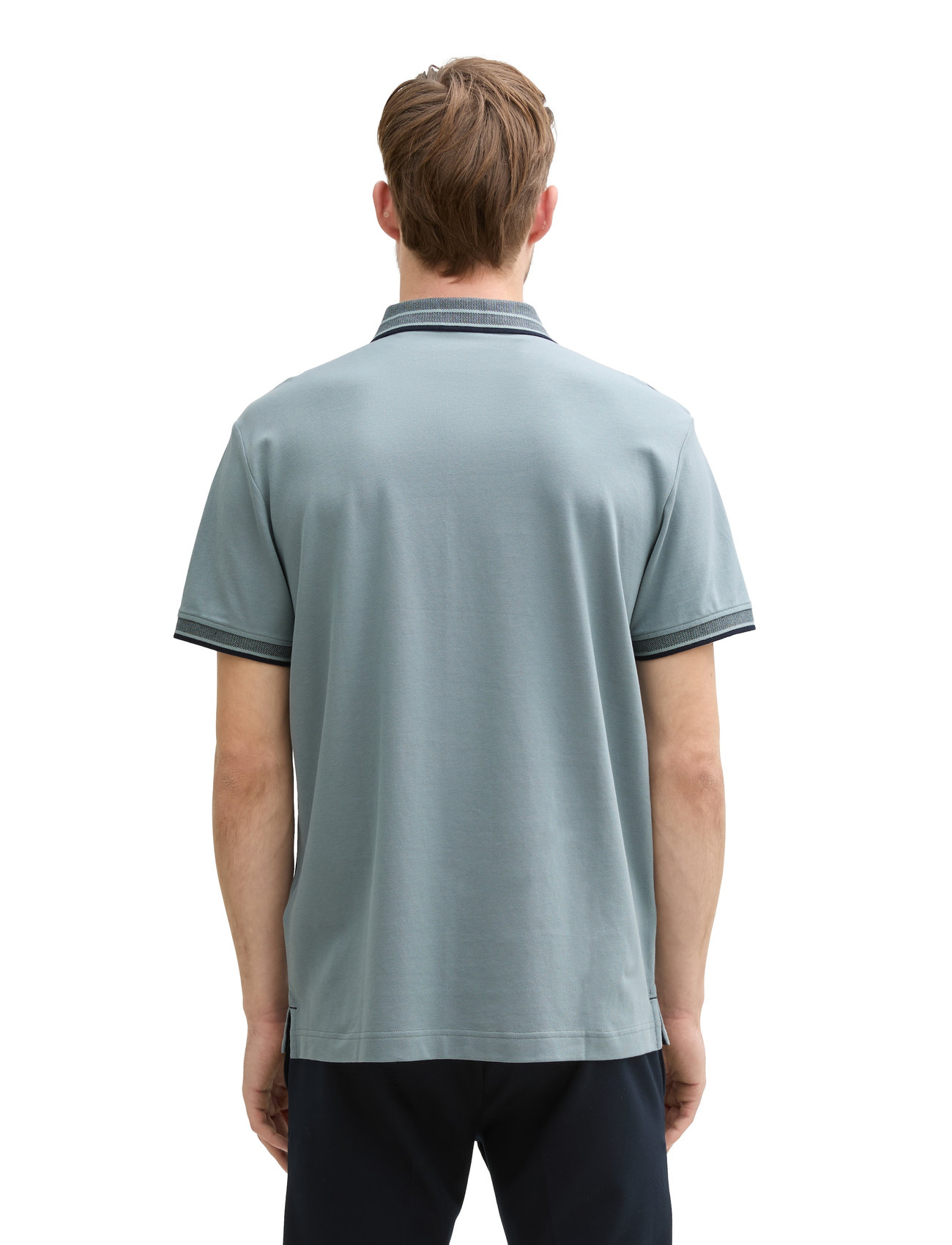 Tom Tailor - polo with print - die niedrigsten preise - grey mint - 2
