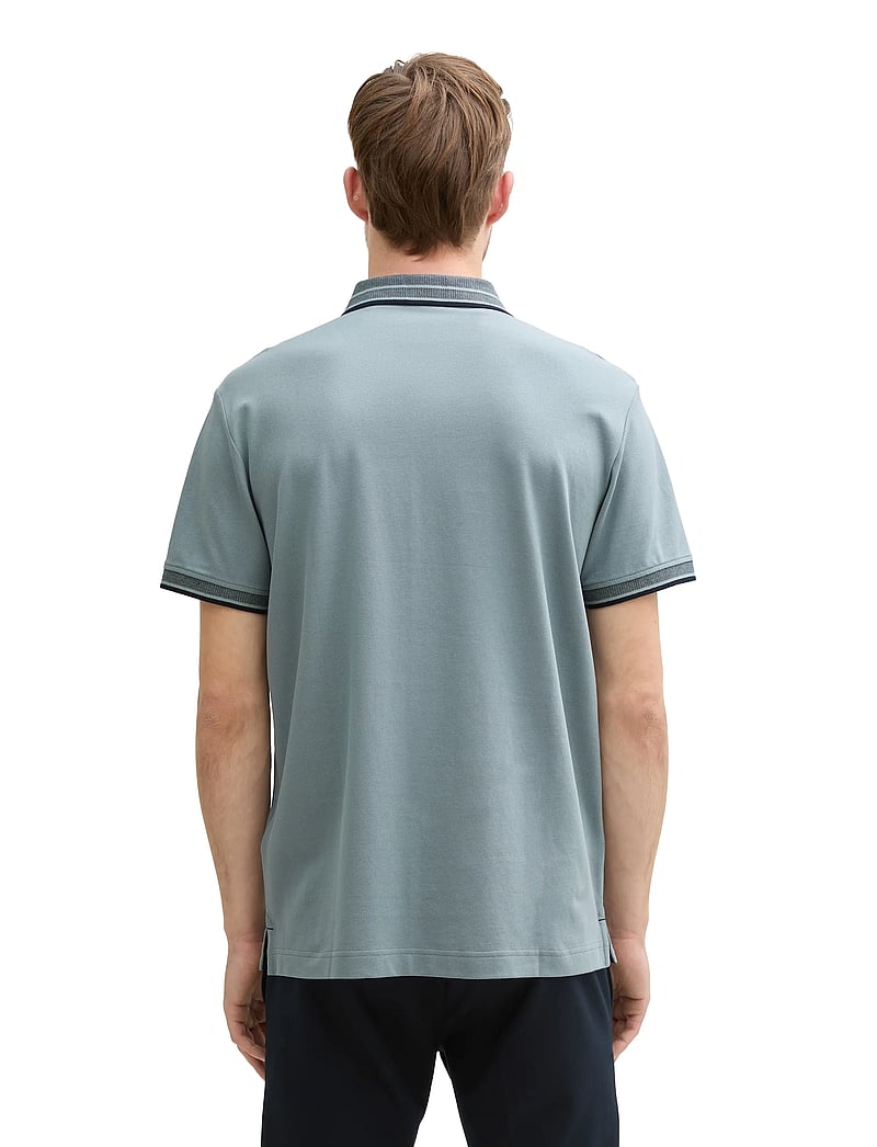 Tom Tailor - polo with print - kurzärmelig - grey mint - 2