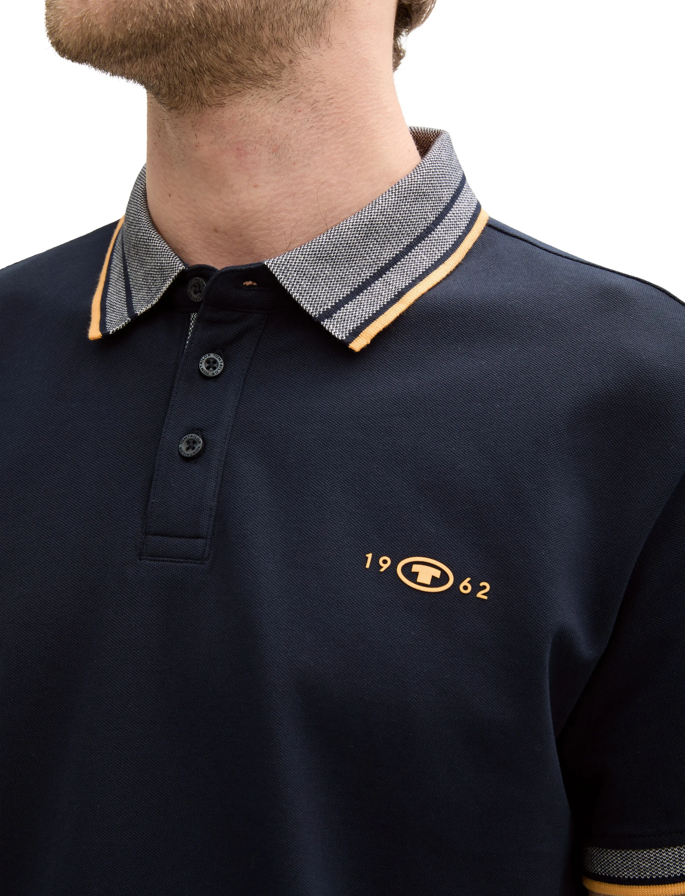 Tom Tailor - polo with print - kurzärmelig - sky captain blue - 3
