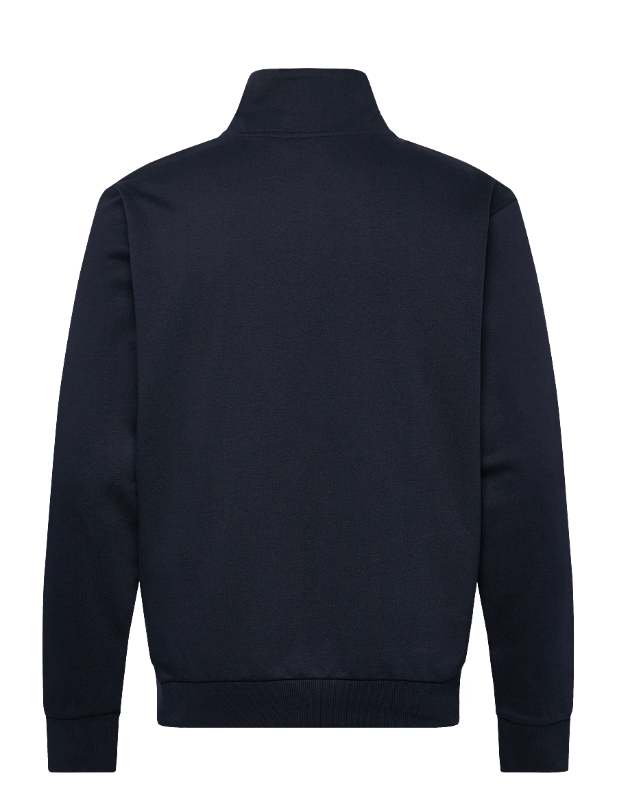 Tom Tailor - printed stand-up sweat jacket - efterårsjakker - sky captain blue - 2