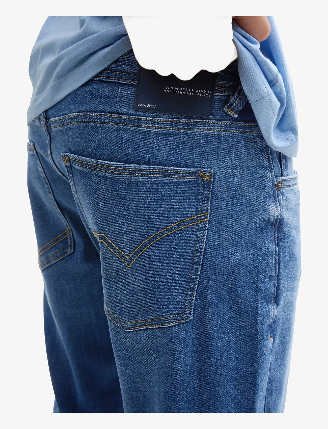 Tom Tailor - TTPIERS SLIM - bukser & jeans - used mid stone blue denim - 4