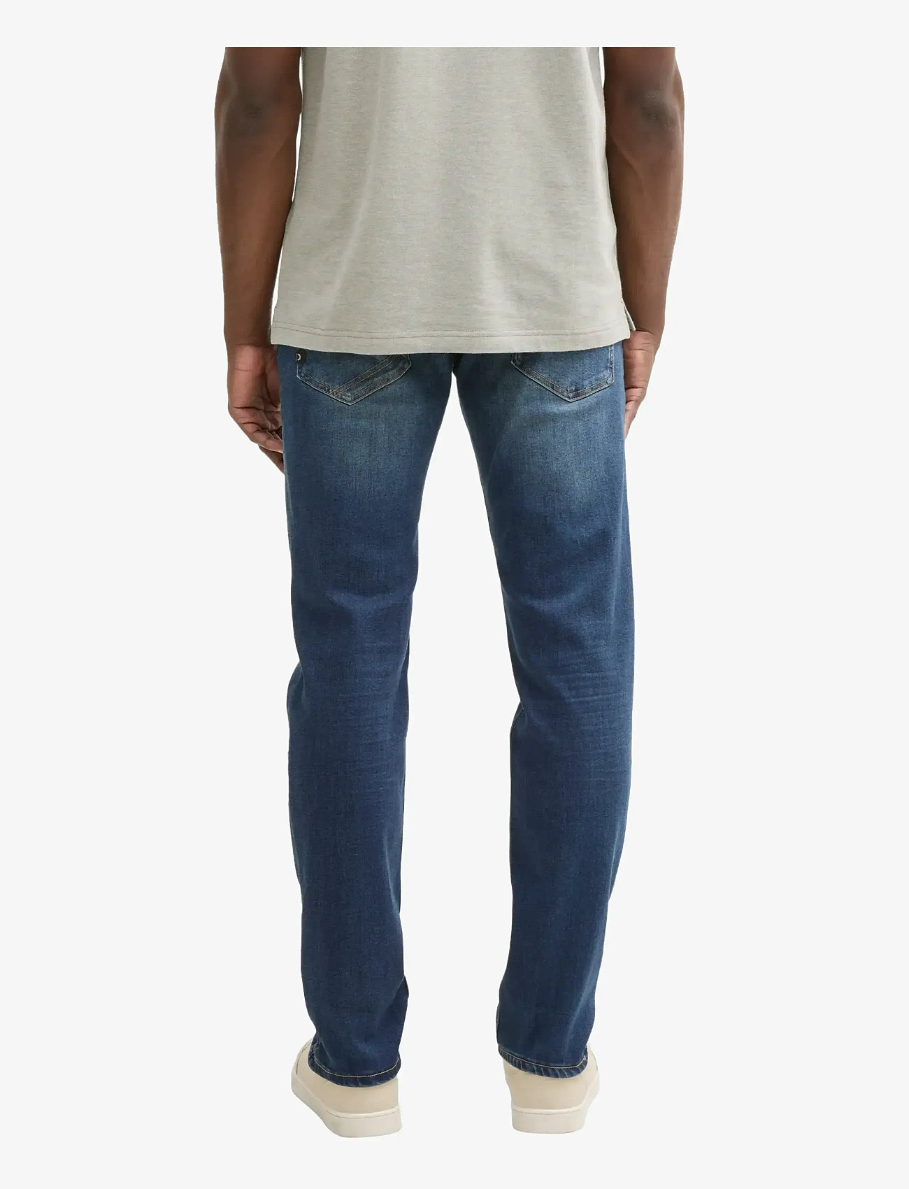 Tom Tailor - TTAEDAN STRAIGHT - regular jeans - used dark stone blue denim - 2