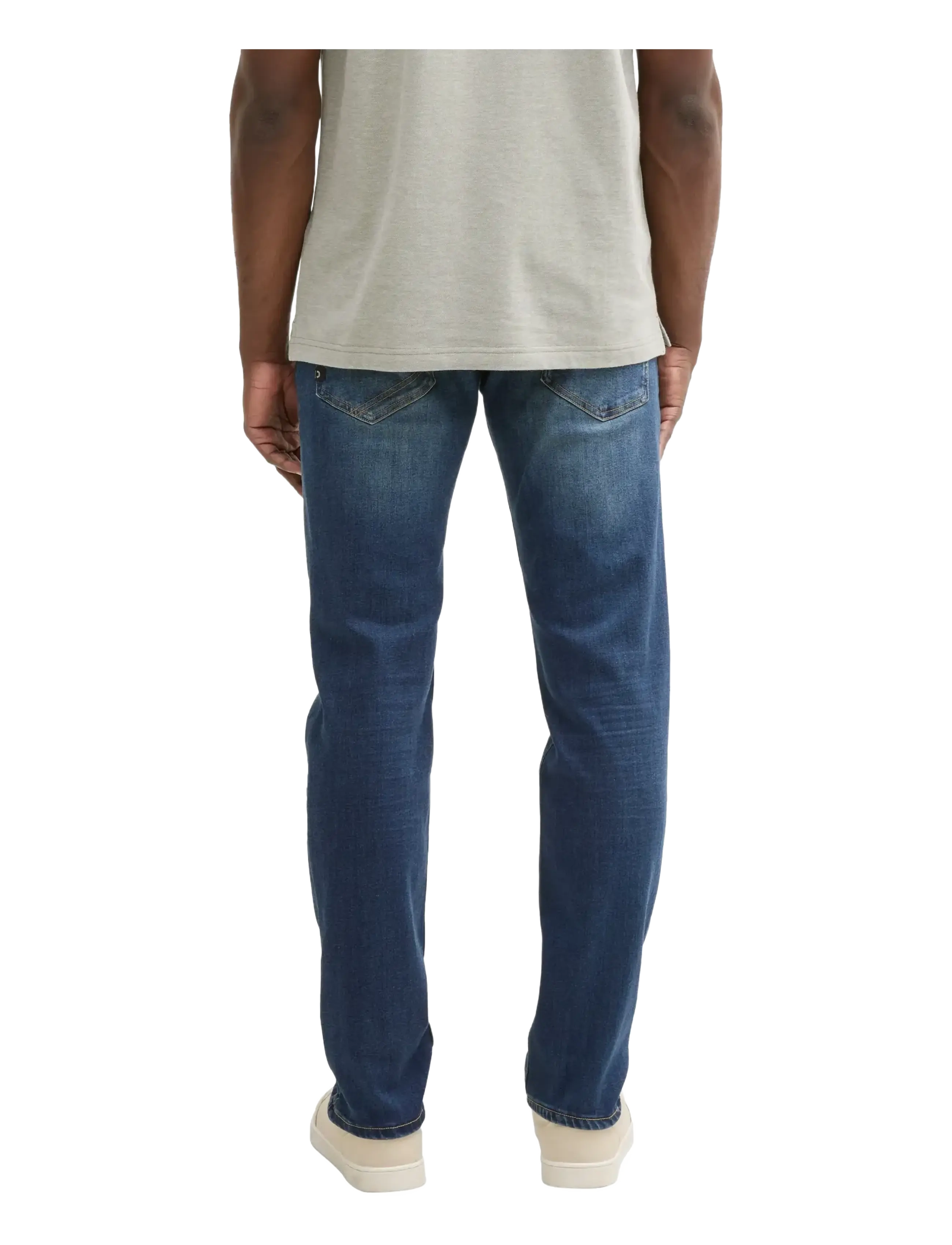 Tom Tailor - TTAEDAN STRAIGHT - bukser & jeans - used dark stone blue denim - 2