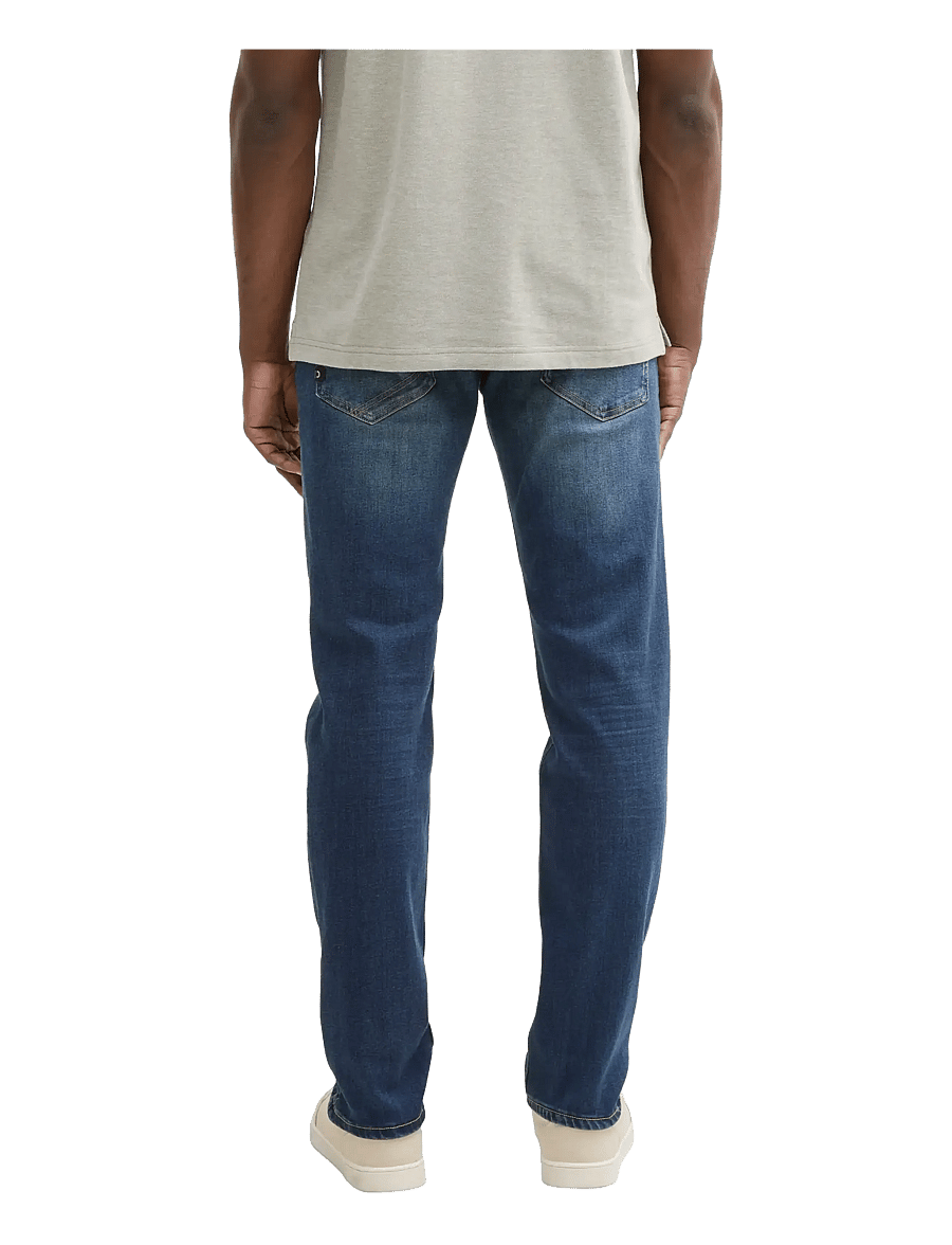 Tom Tailor - TTAEDAN STRAIGHT - regular jeans - used dark stone blue denim - 2