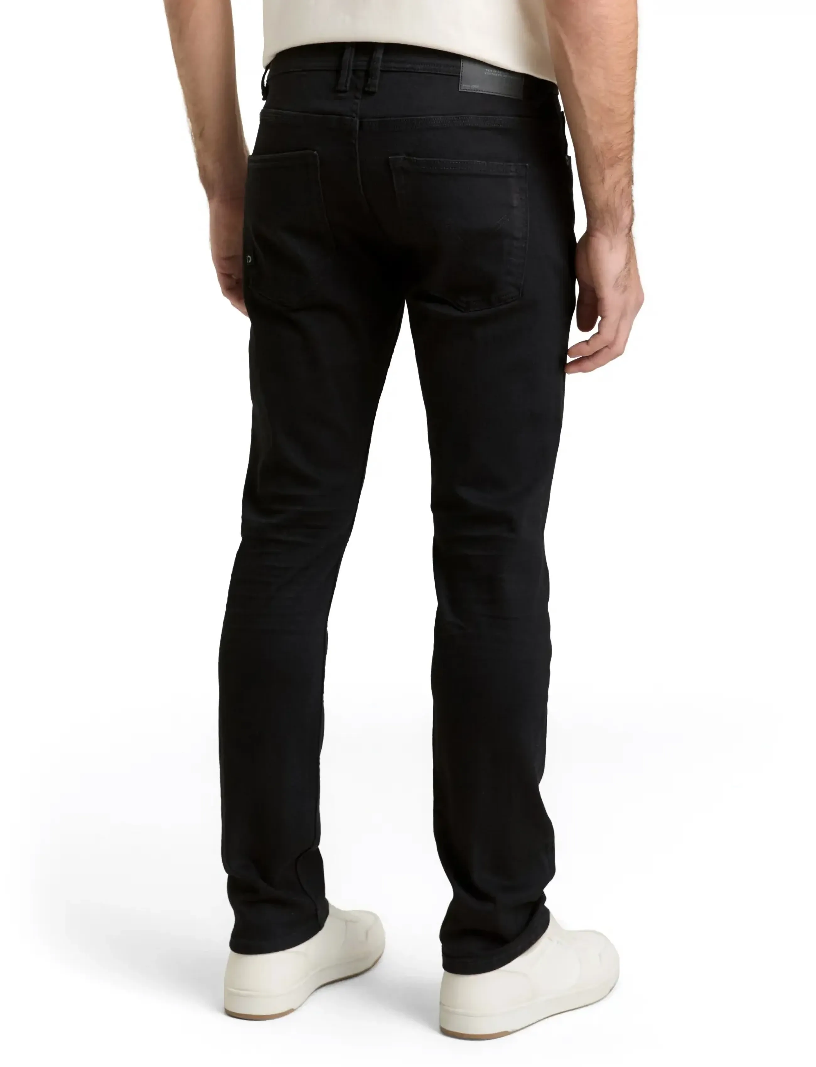 Tom Tailor - TTAEDAN STRAIGHT - püksid & teksad - black black denim - 2