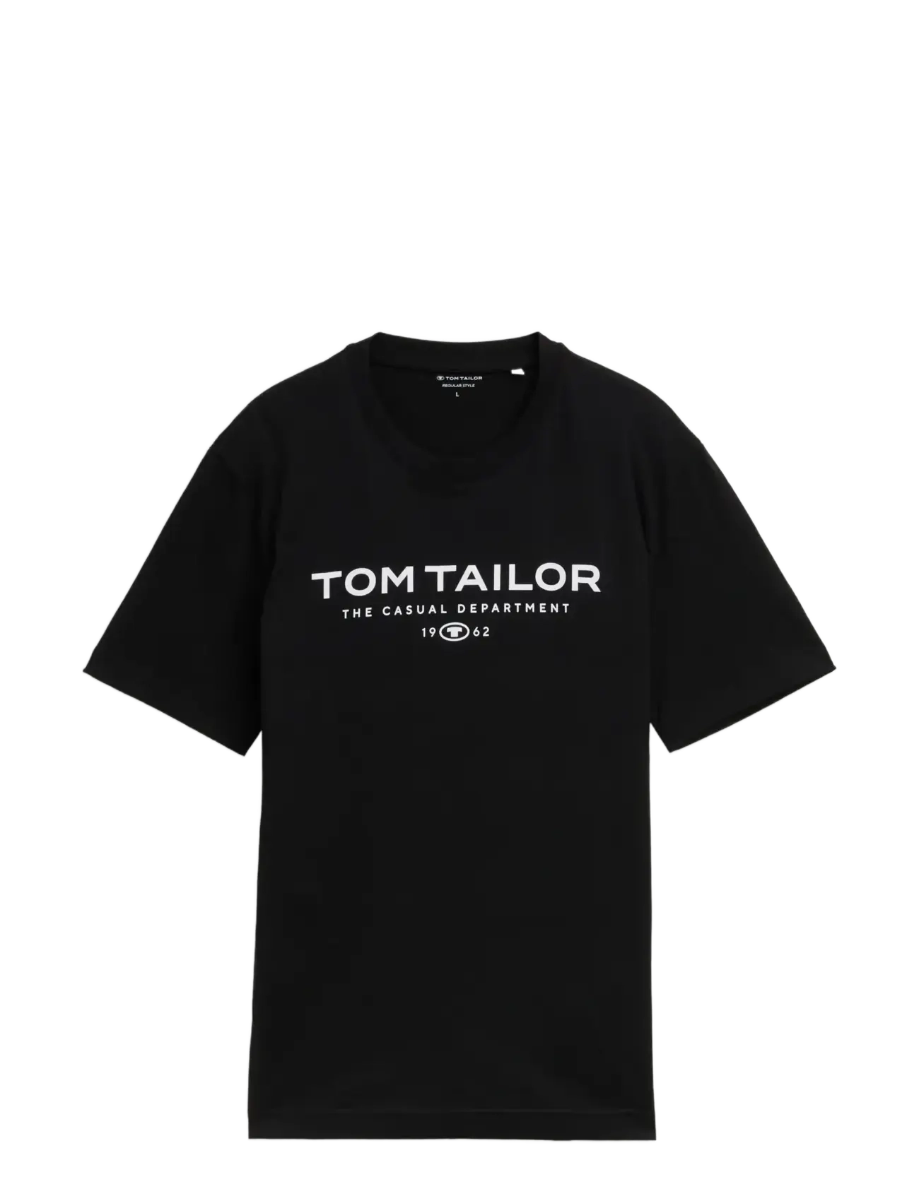 TOM TAILOR T-Shirt With Print Schwarz - M - Herren