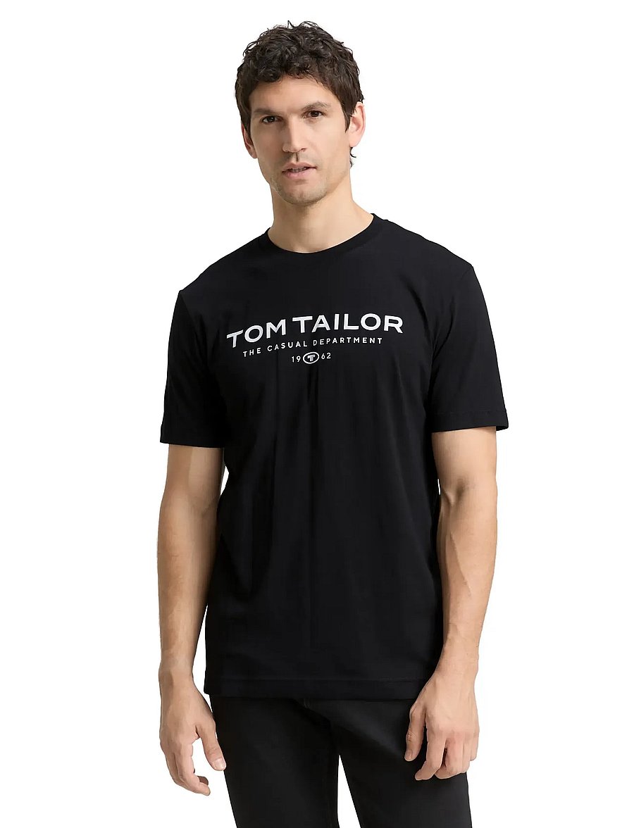 Tom Tailor - t-shirt with print - lühikeste varrukatega t-särgid - black - 3