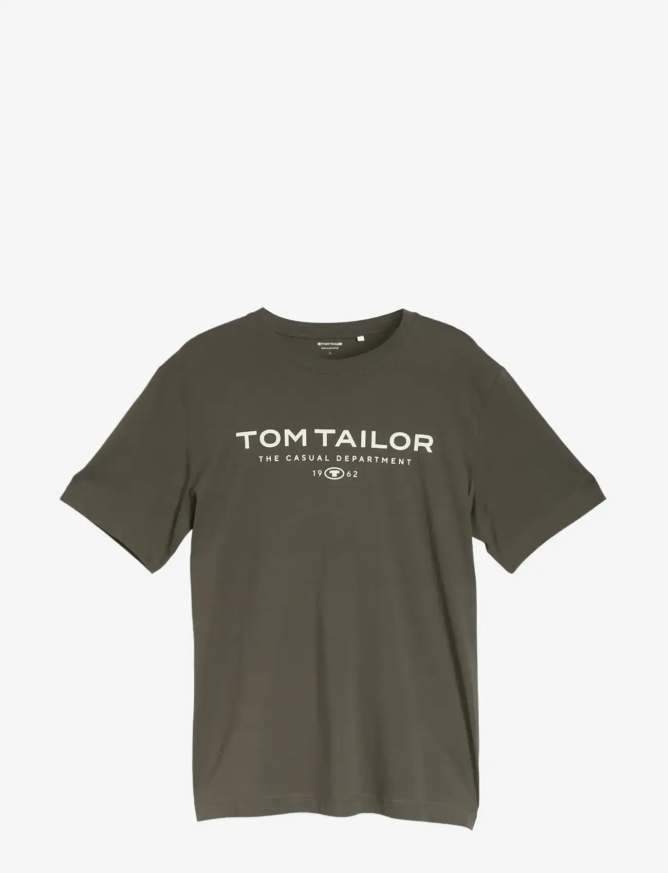 Tom Tailor - t-shirt with print - kortærmede t-shirts - deep leaf green - 1