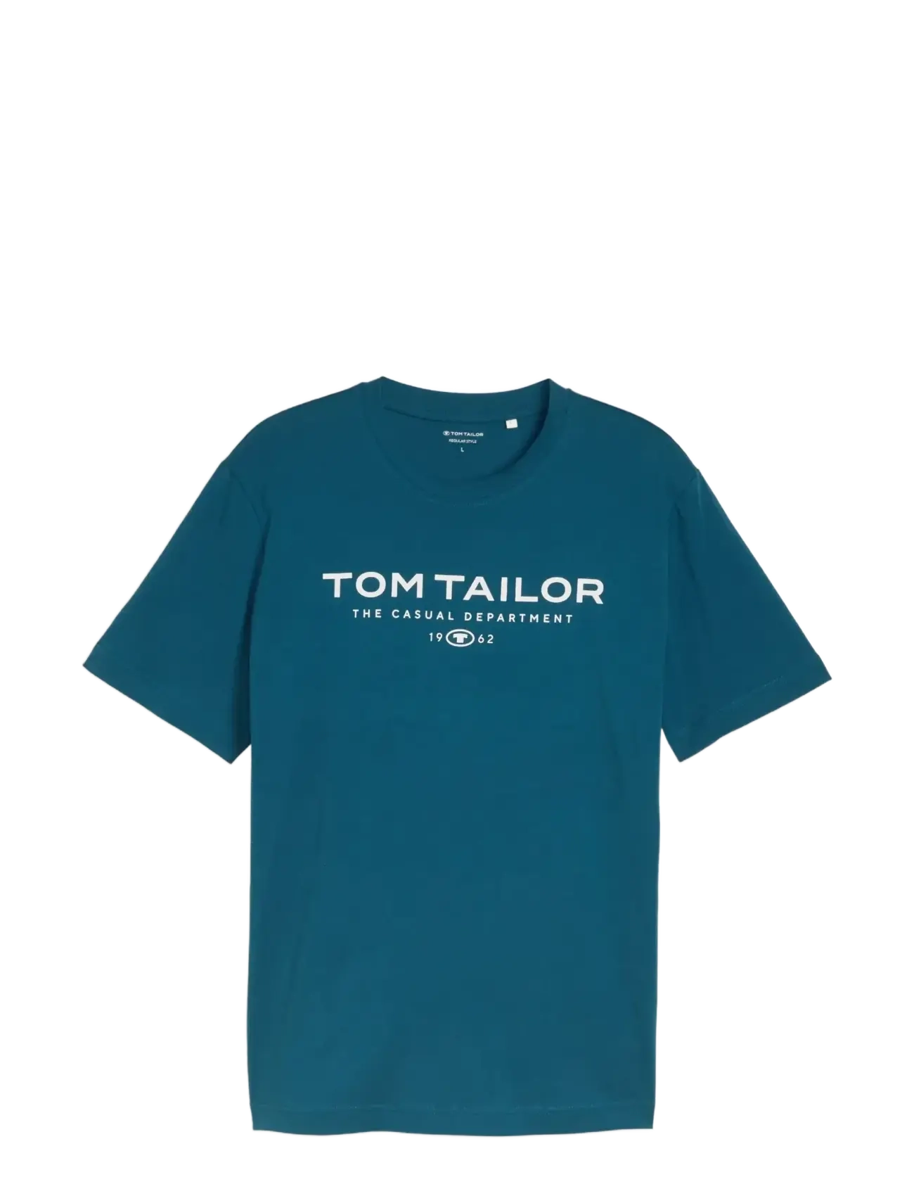 Tom Tailor - t-shirt with print - kurzärmelig - moss blue - 1
