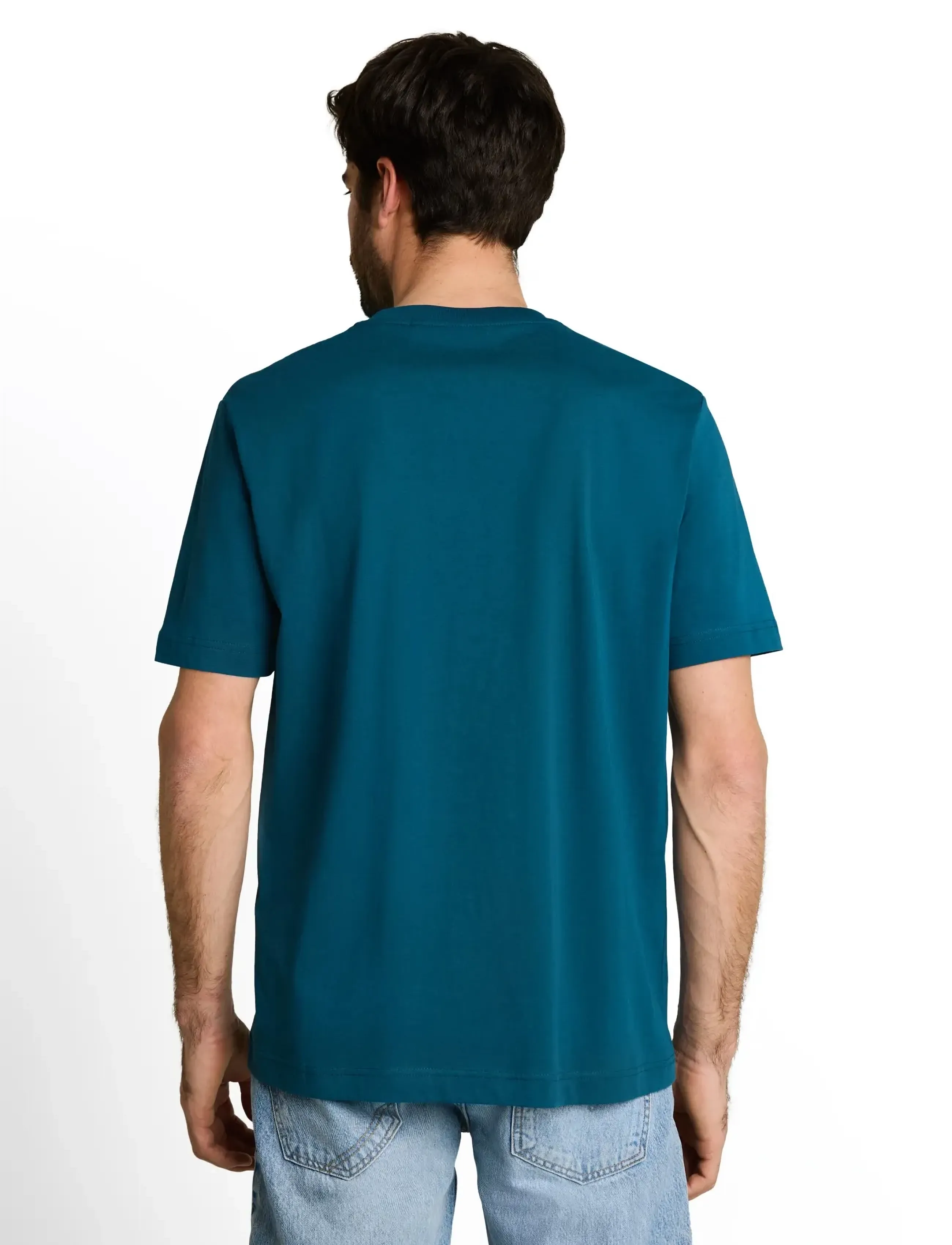 Tom Tailor - t-shirt with print - kurzärmelig - moss blue - 2