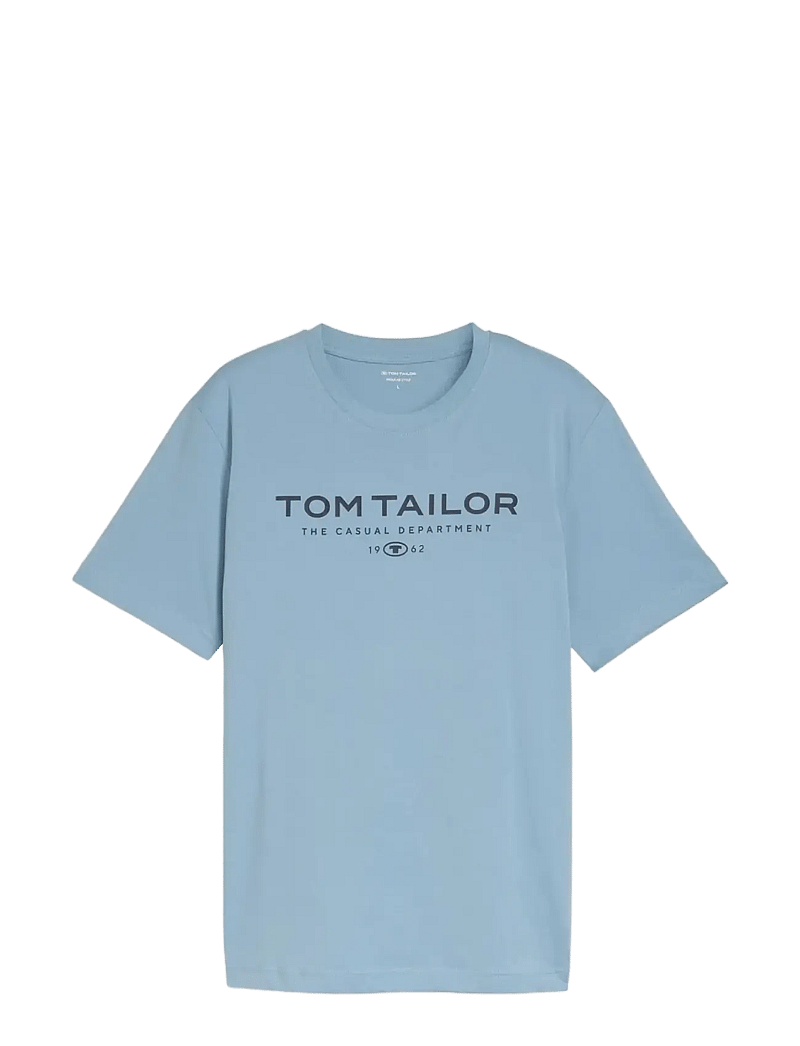 Tom Tailor - t-shirt with print - kortærmede t-shirts - mountain spring blue - 1