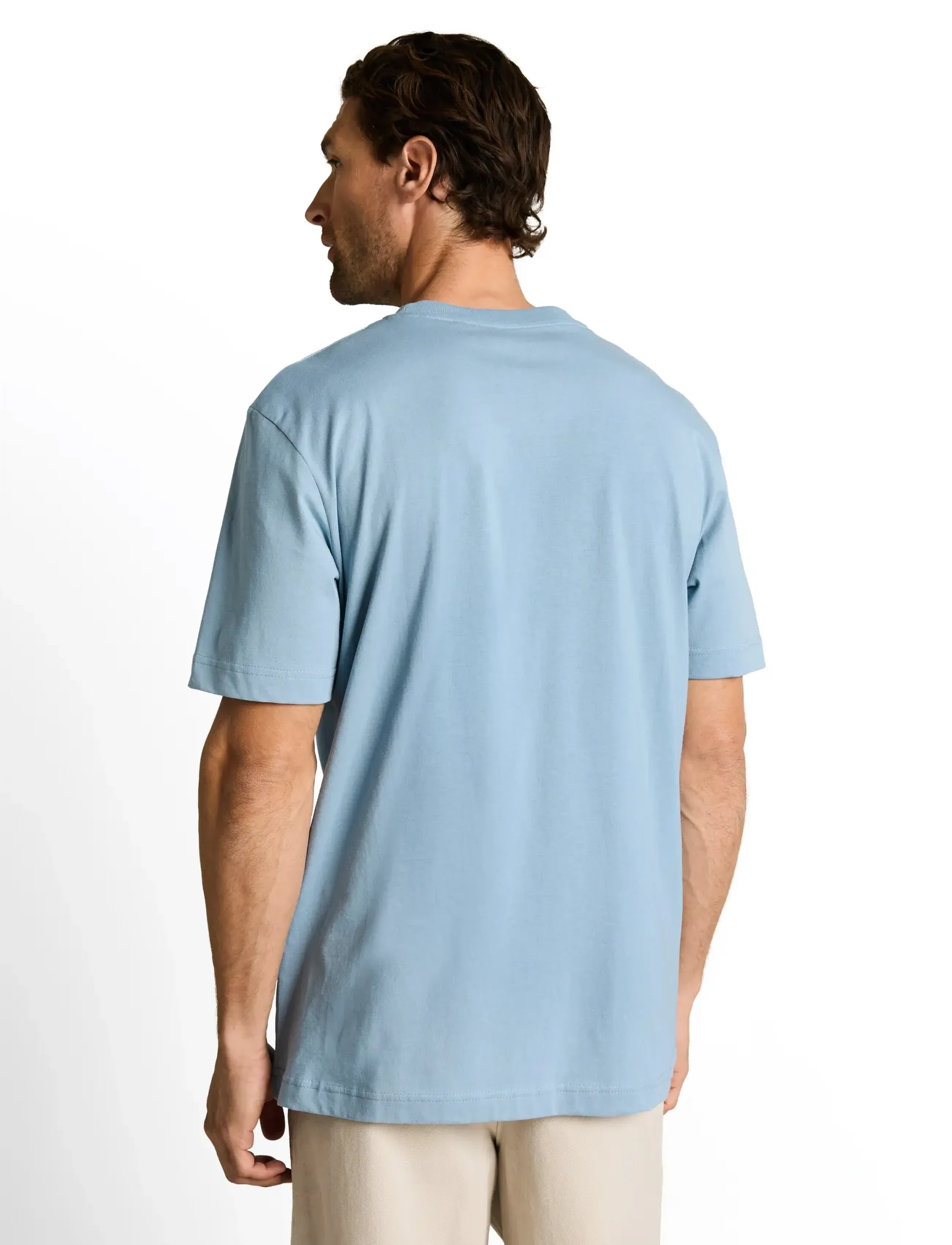 Tom Tailor - t-shirt with print - laveste priser - mountain spring blue - 2