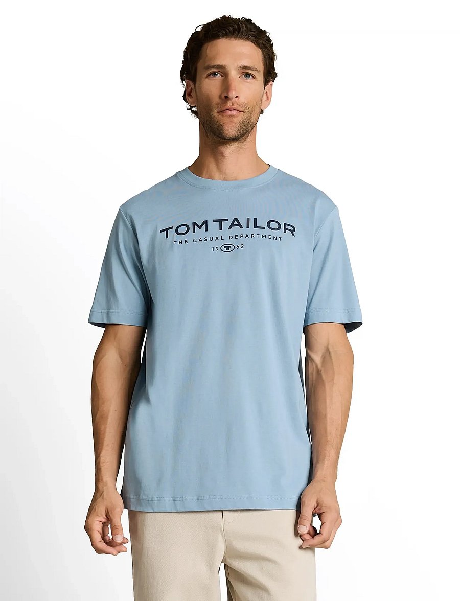 Tom Tailor - t-shirt with print - kortärmade t-shirts - mountain spring blue - 3