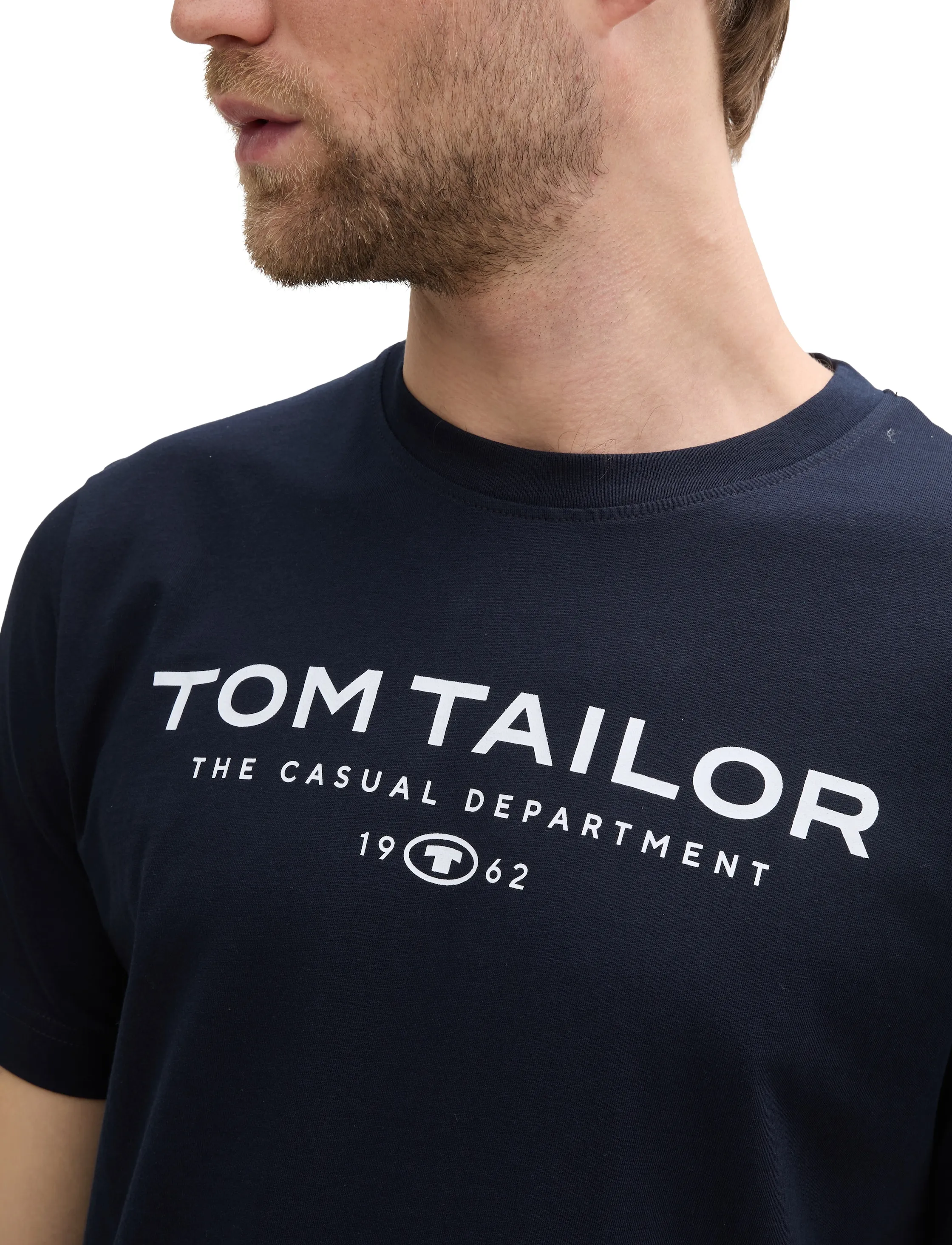 Tom Tailor - t-shirt with print - laveste priser - sky captain blue - 5