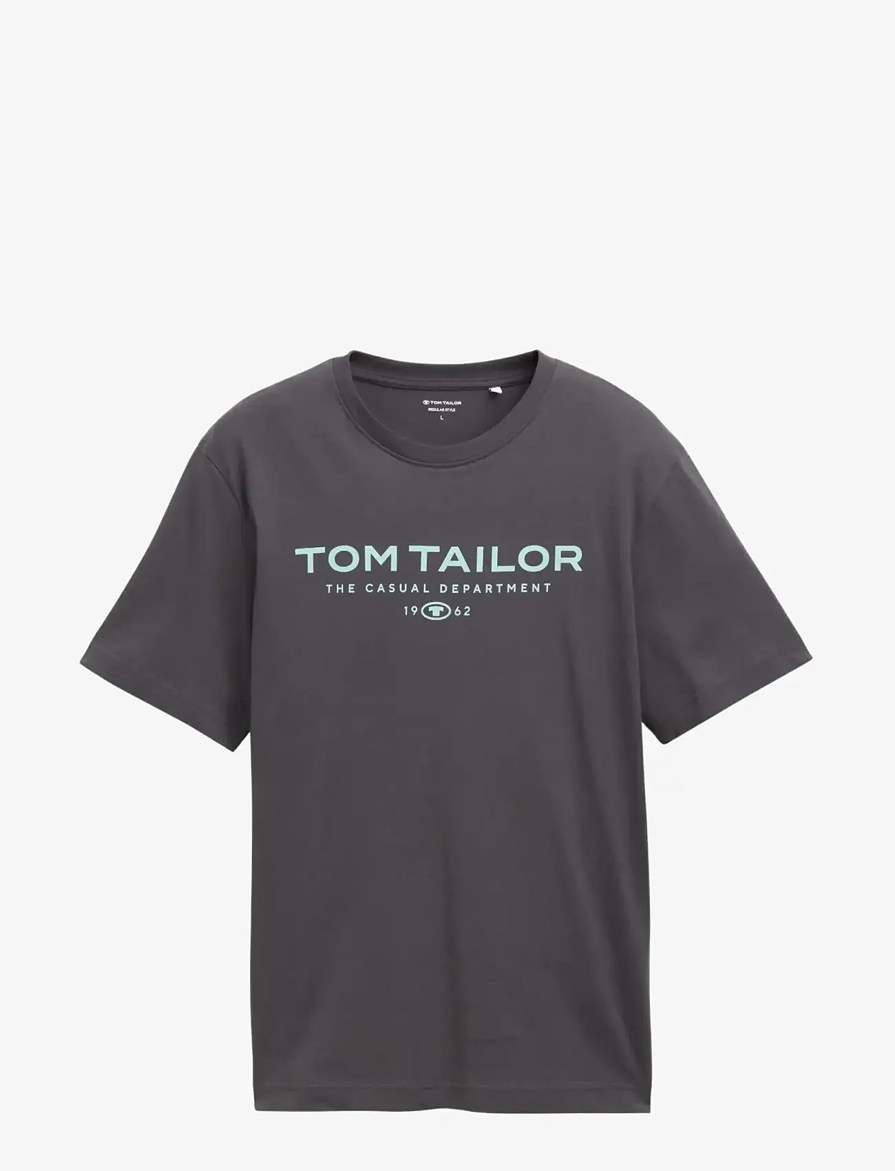 Tom Tailor - t-shirt with print - lühikeste varrukatega t-särgid - tarmac grey - 1