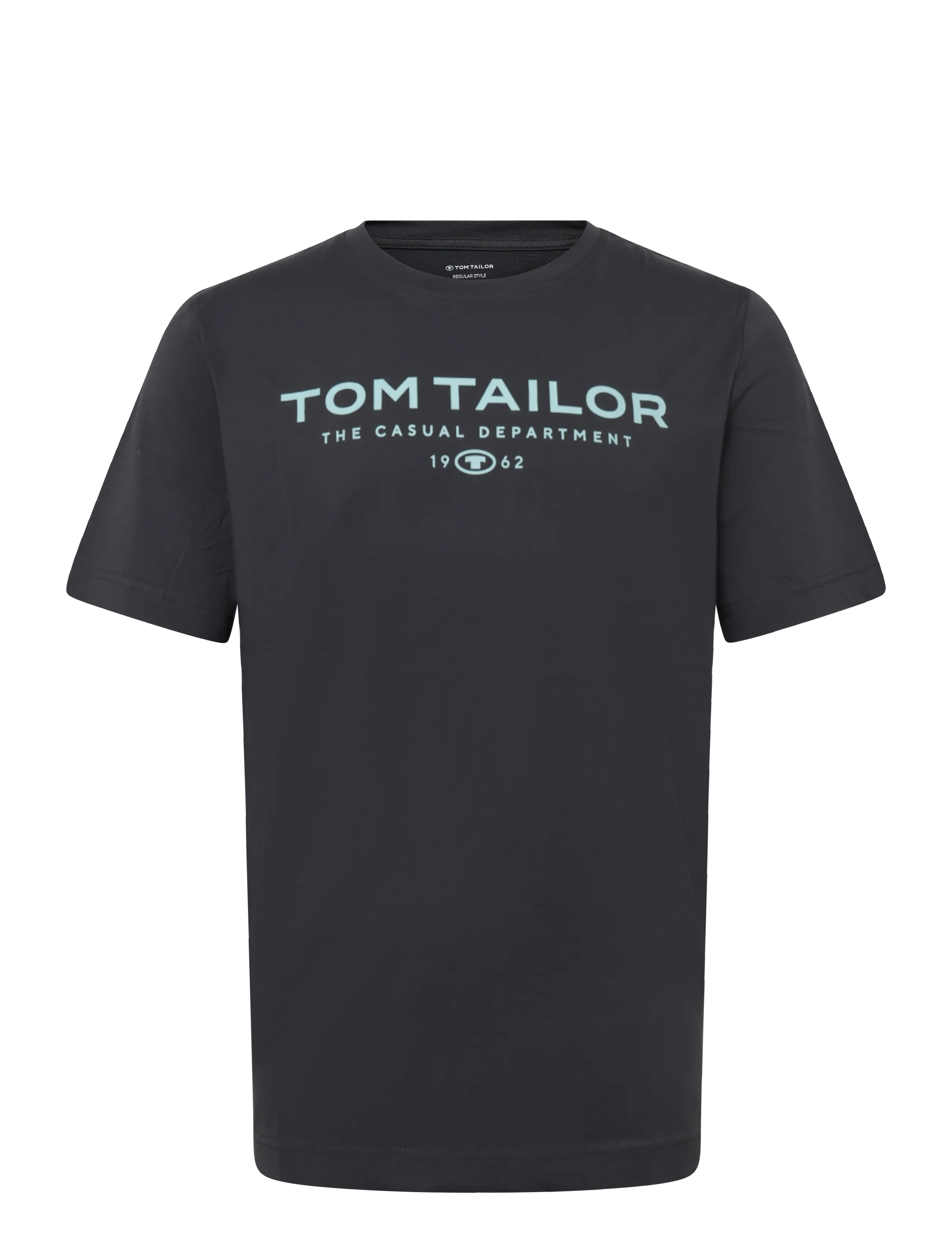 Tom Tailor - t-shirt with print - kortærmede t-shirts - tarmac grey - 1