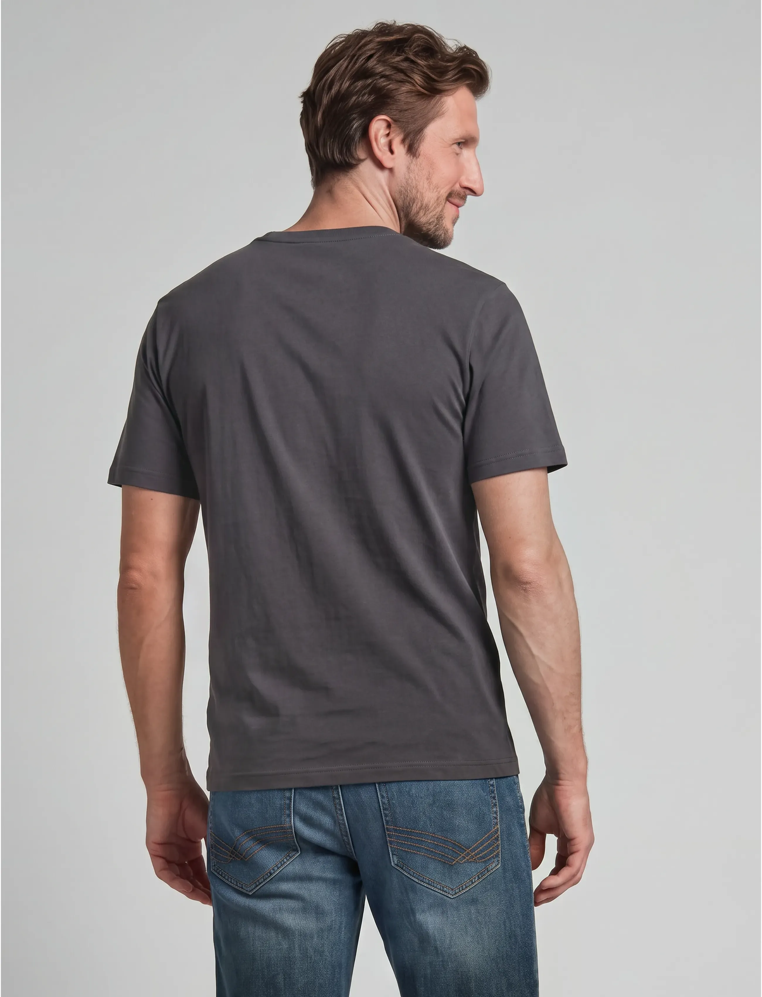 Tom Tailor - t-shirt with print - kortärmade t-shirts - tarmac grey - 3