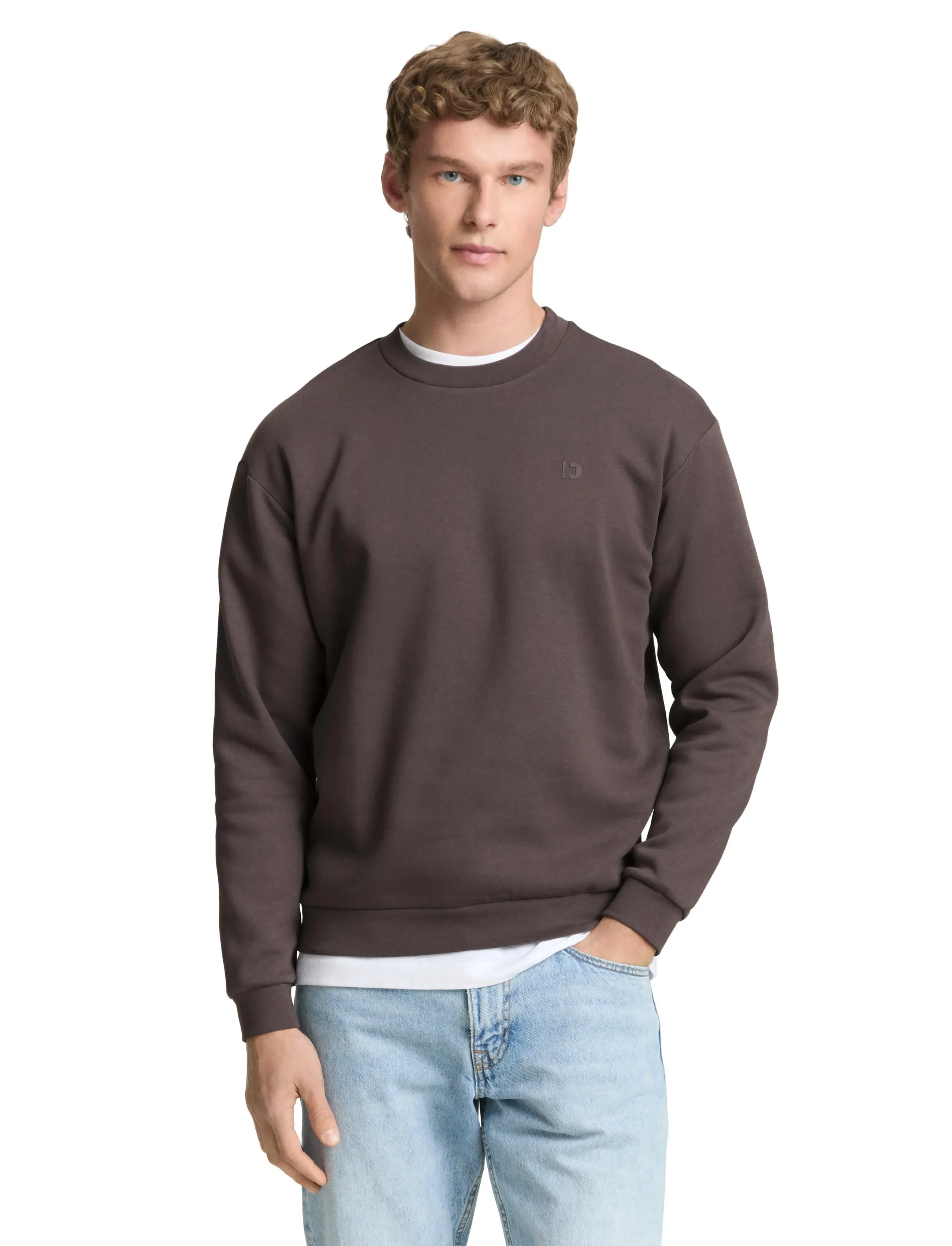 Tom Tailor crewneck sweatshirt - Kollektionen - PAVEMENT GREY / grey