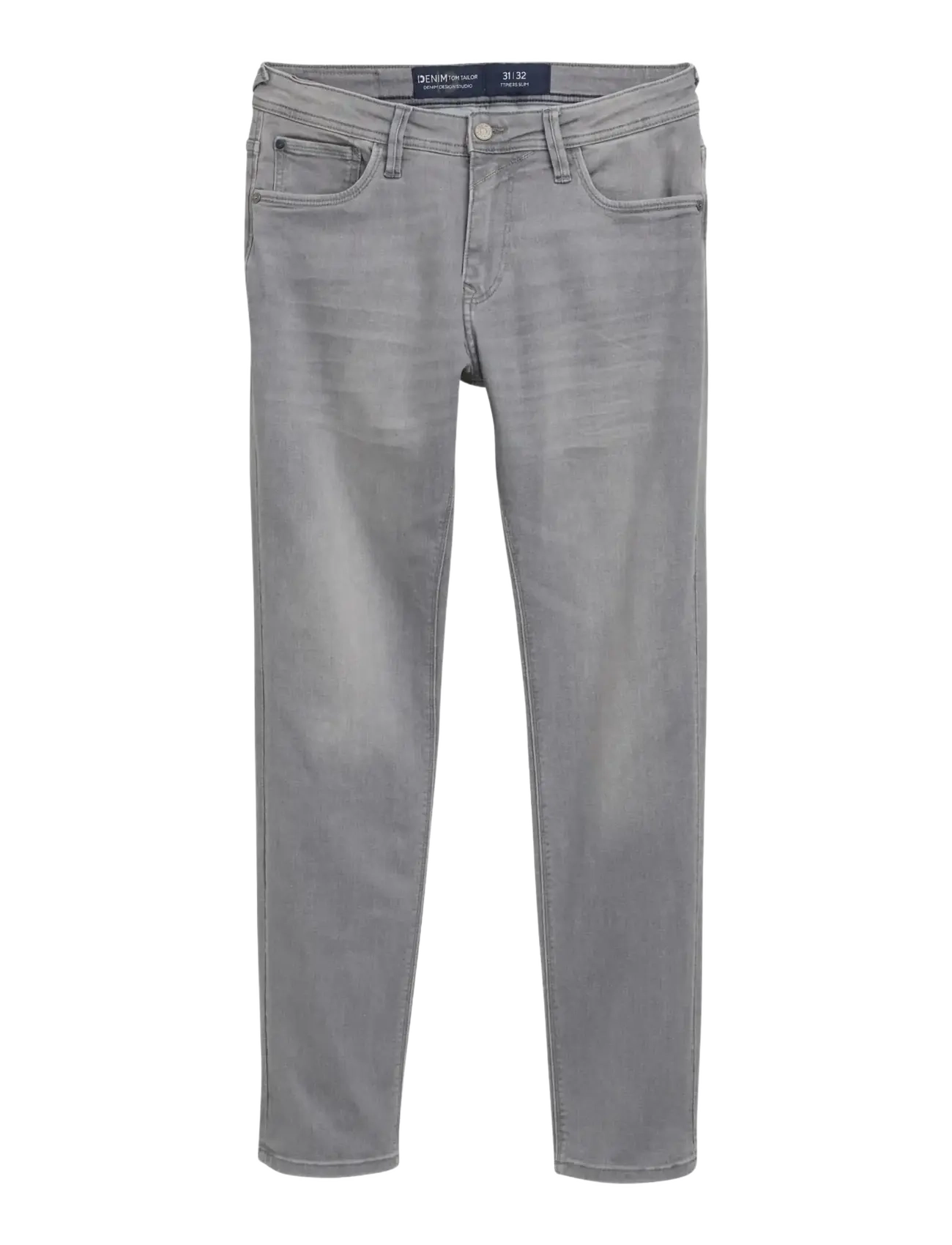Tom Tailor TTPIERS SLIM - Jeans - STONE GREY DENIM / grey